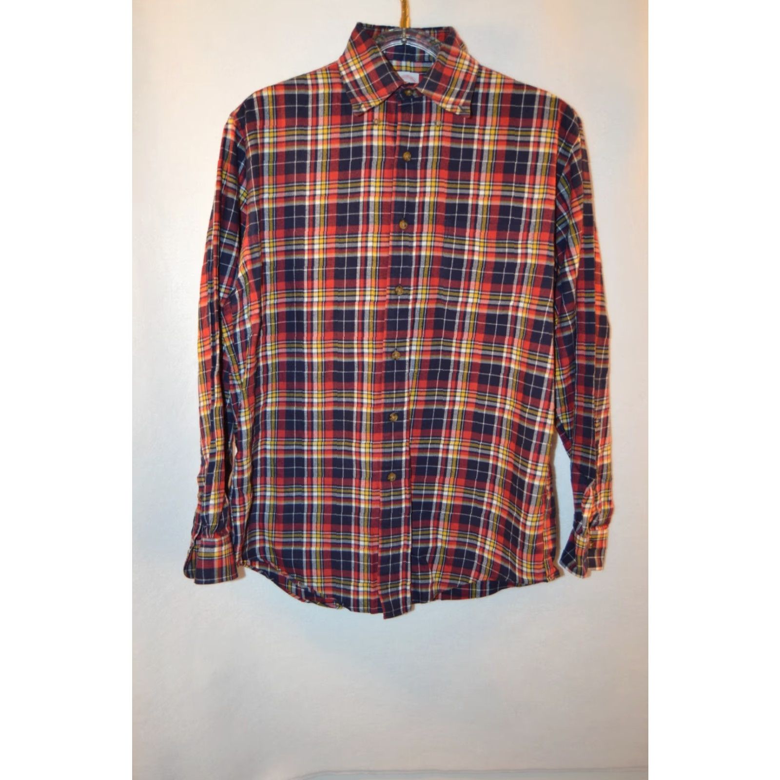 Brooks Brothers Brooks Brothers Shirt L/S Flannel Red Plaid Cotton Regular Fit Mens M Button-Up Casual Workwear Size US M / EU 48-50 / 2 - 2 Thumbnail
