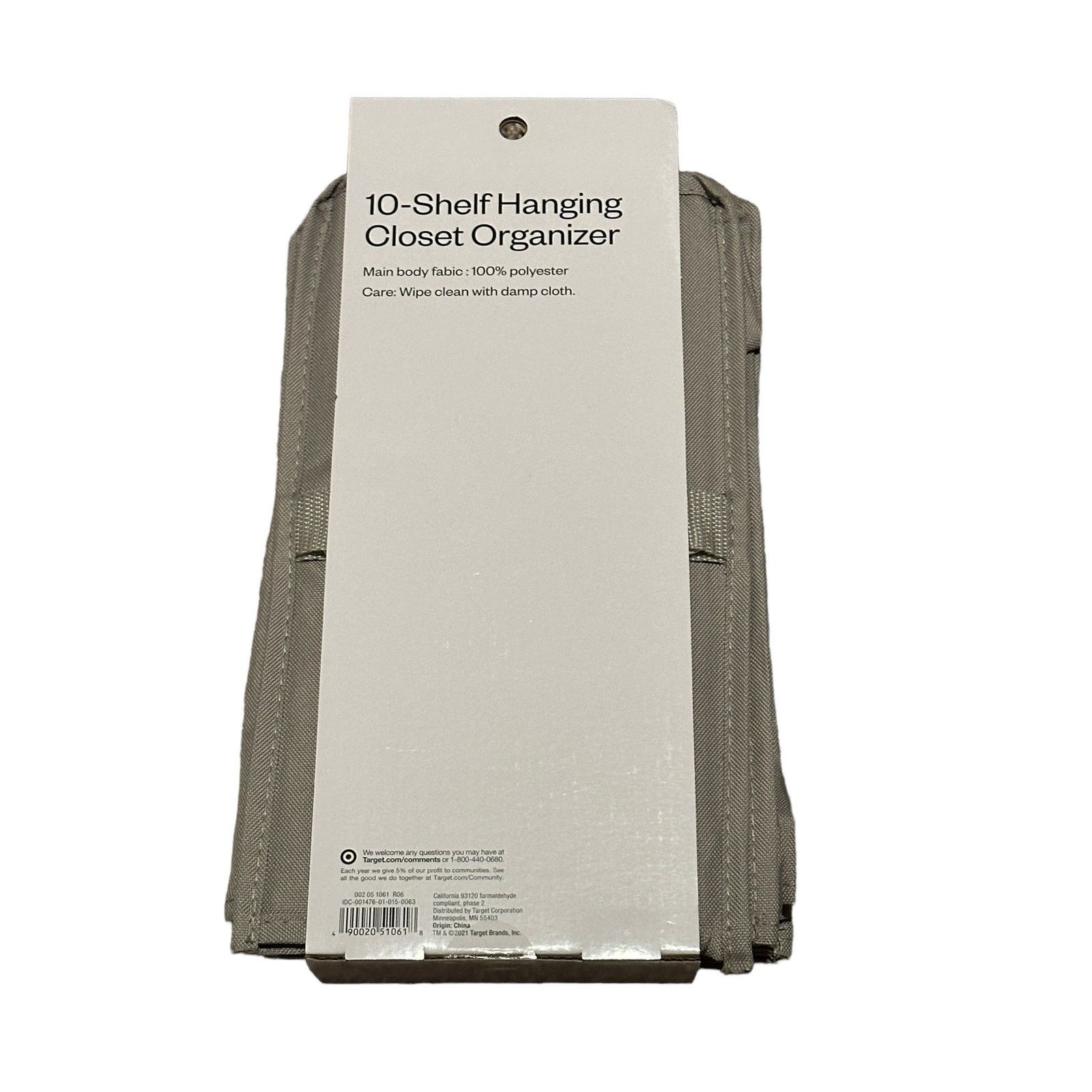 Other Room Essentials Gray Set 10-Shelf Hanging Closet Organizers Size ONE SIZE - 4 Thumbnail
