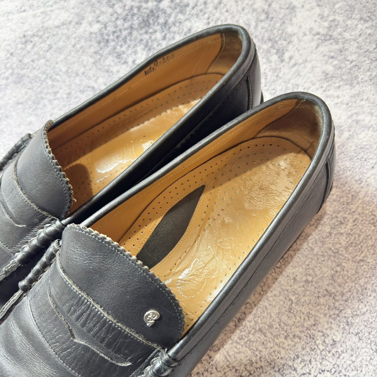 Designer × Handmade Greve Mohawk Penny Loafers US10.5 UK10 EU44.5 29cm Size US 10.5 / EU 43-44 - 8 Thumbnail