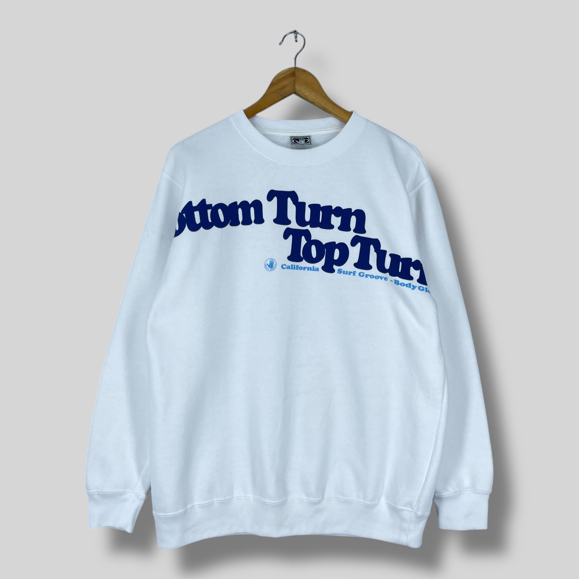 Body Glove Vintage BODY GLOVE Spellout Printed Sweatshirt Size US L / EU 52-54 / 3 - 1 Thumbnail