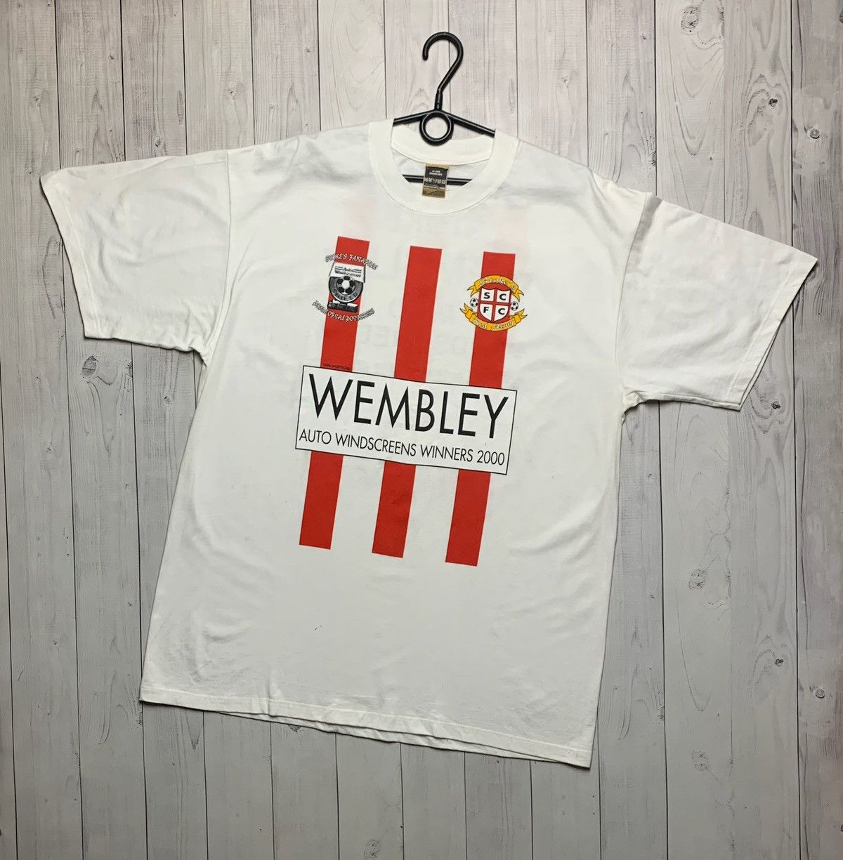 Vintage Vintage Stoke City Wembley 2000 final size XL very rare Size US XL / EU 56 / 4 - 1 Thumbnail