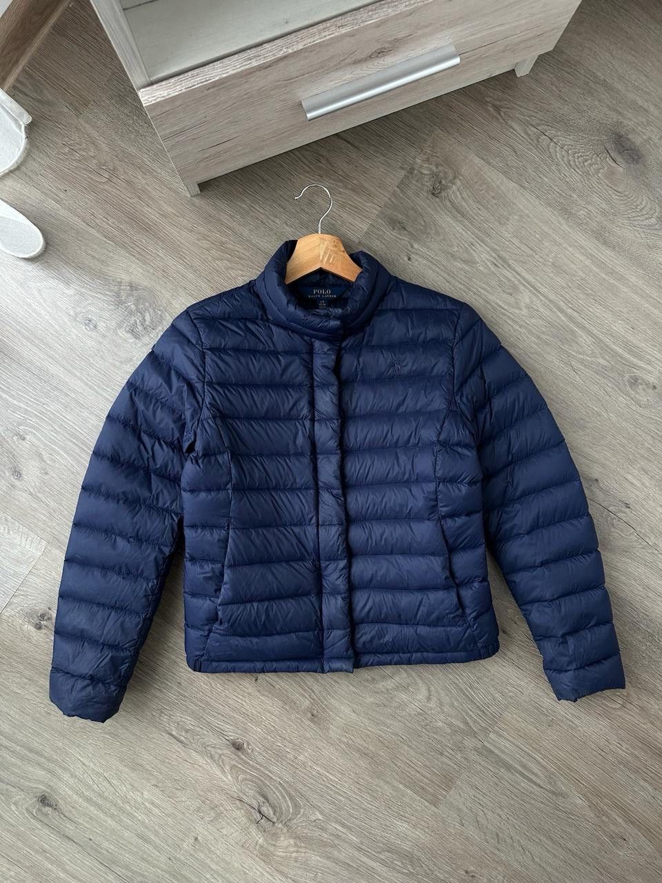 Polo Ralph Lauren × Vintage Vintage Polo Ralph Lauren Navy Micro Puffers Jacket Size US XXS / EU 40 - 2 Thumbnail