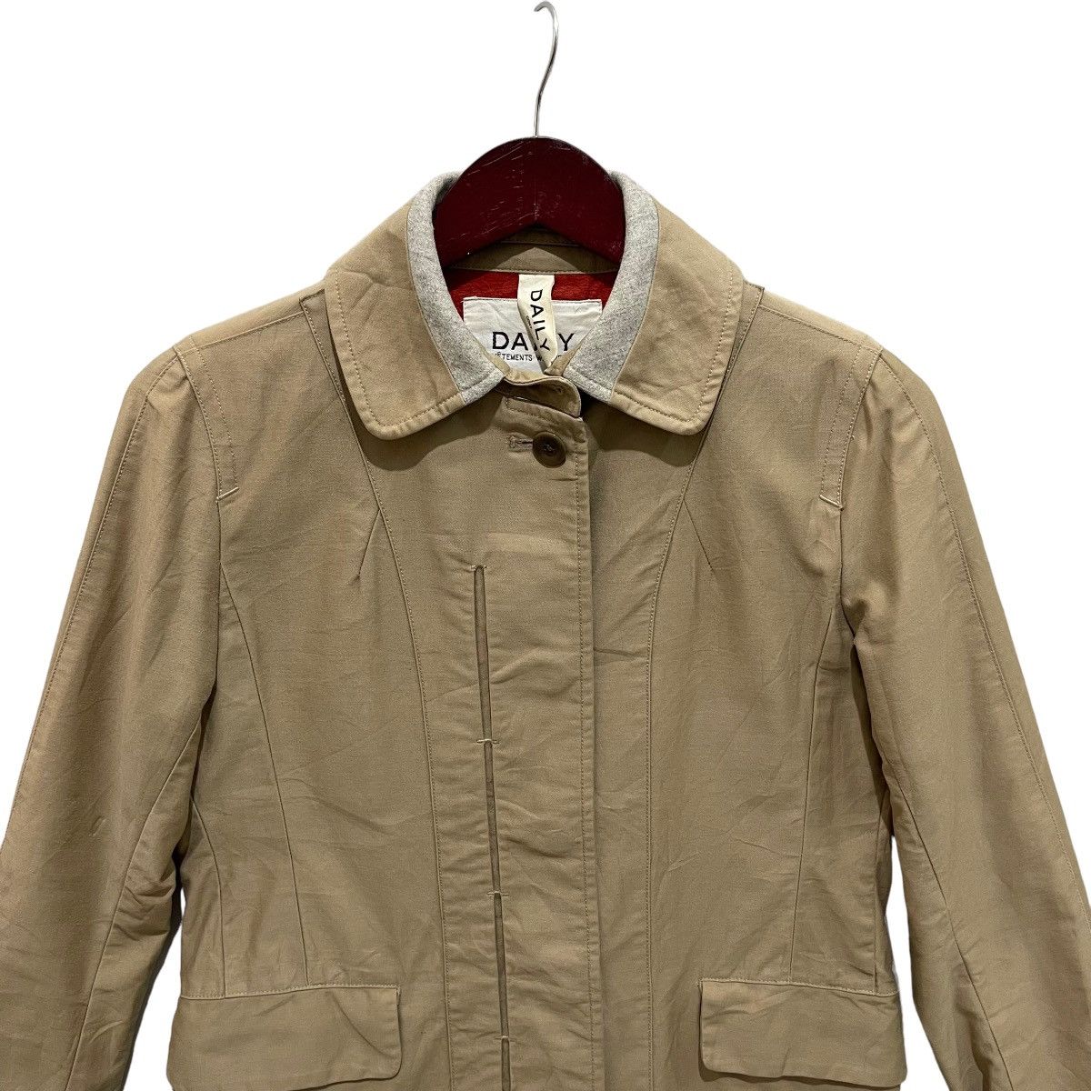 Designer × Japanese Brand DAILY VÊTEMENTS WIM NEELS Trench Coat Jacket Size S / US 4 / IT 40 - 2 Thumbnail