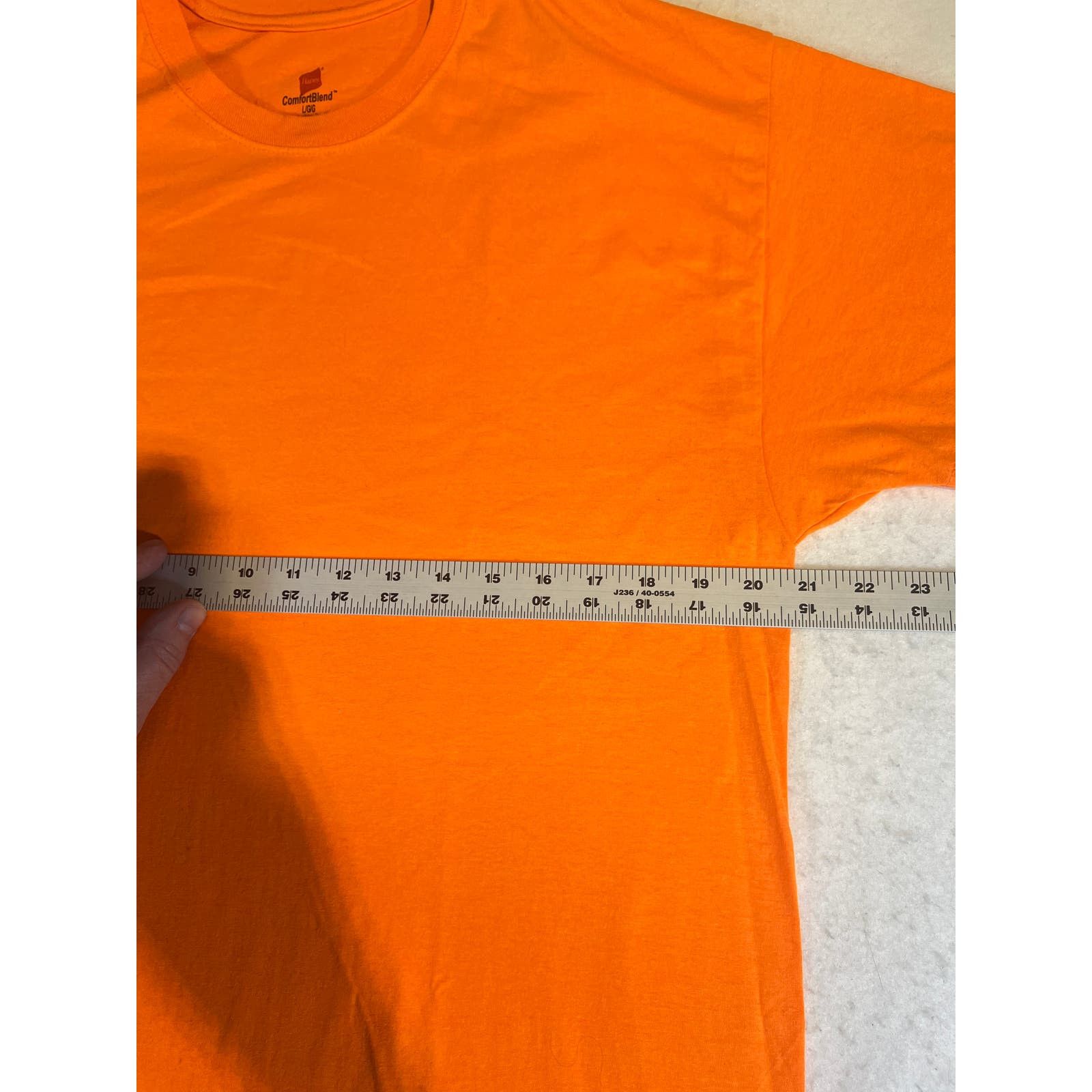 Hanes Hanes Comfort Blend Safety Orange T-Shirt Men Large Hunting Size US L / EU 52-54 / 3 - 4 Thumbnail