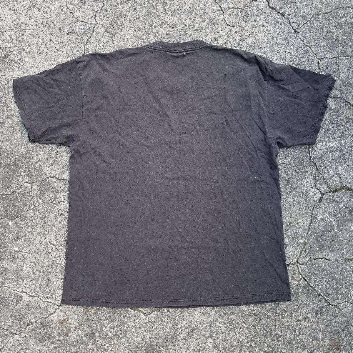Vintage Vintage 90s Thrashed RIDERS Black Blank Shirt Size US XL / EU 56 / 4 - 4 Thumbnail