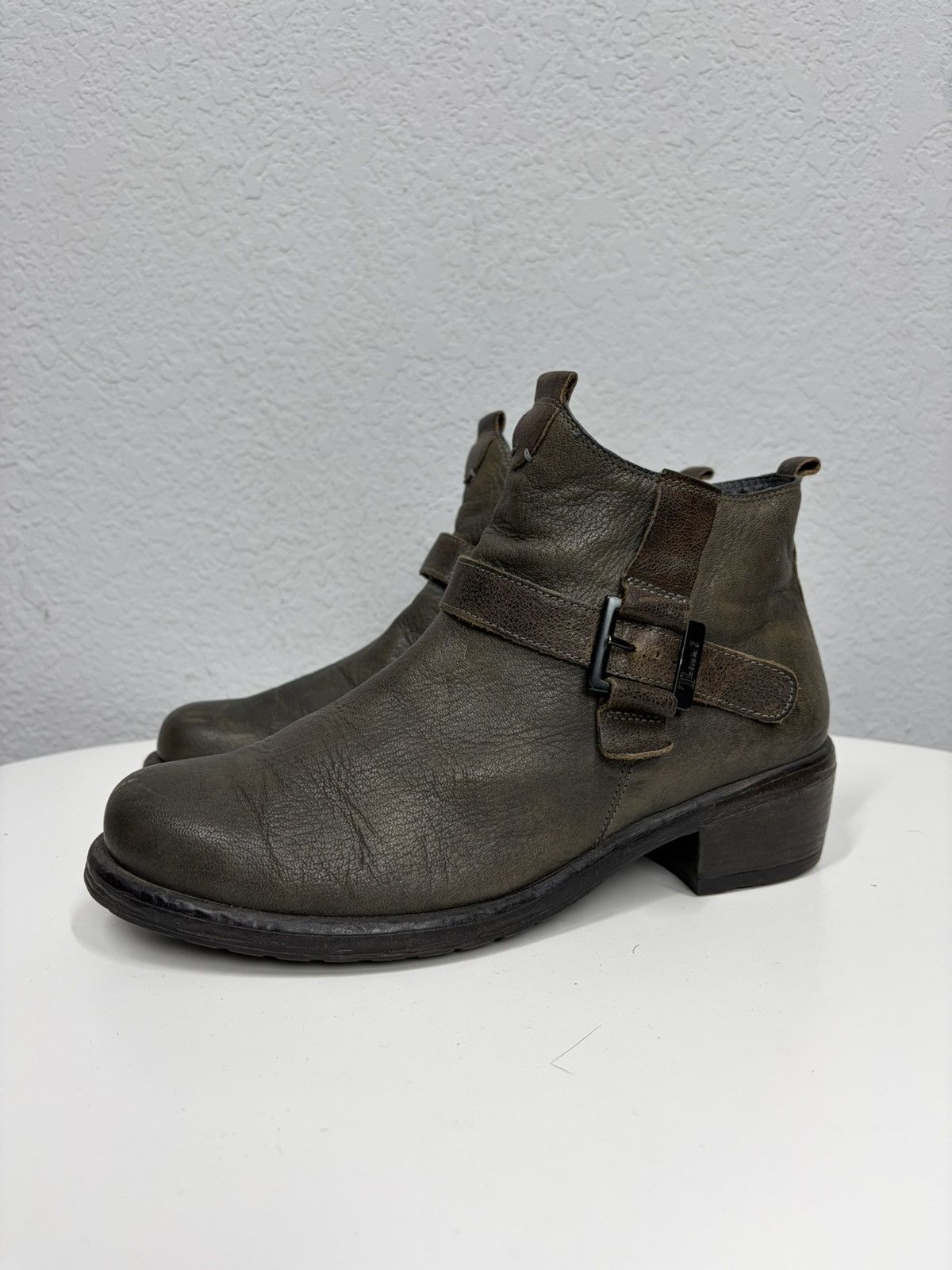 Hedi Slimane Vintage Italian Rangers AS98 Guidi Style Leather Biker Boots Size US 8 / EU 41 - 5 Thumbnail