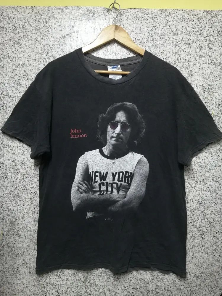 Band Tees × Vintage JOHN LENNON VINTAGE 90S SUN FADED Size US L / EU 52-54 / 3 - 1 Thumbnail