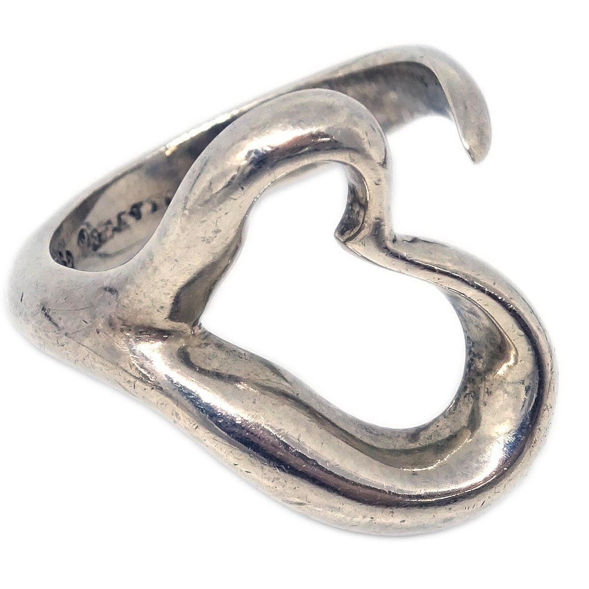 Tiffany & Co. Tiffany & Co. Elsa Peretti Open Heart Silver 925 Size ONE SIZE - 1 Thumbnail