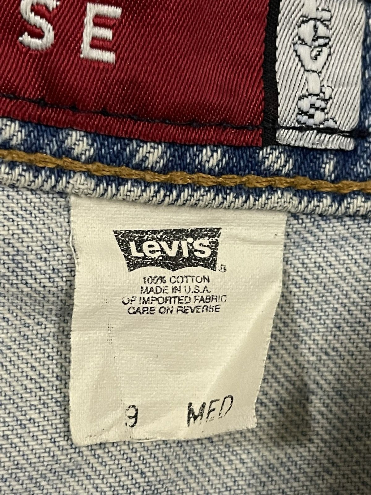 Levi's Vintage Levis Silver Tab Blue Wash Style Loose Jeans Size US 30 / EU 46 - 9 Thumbnail