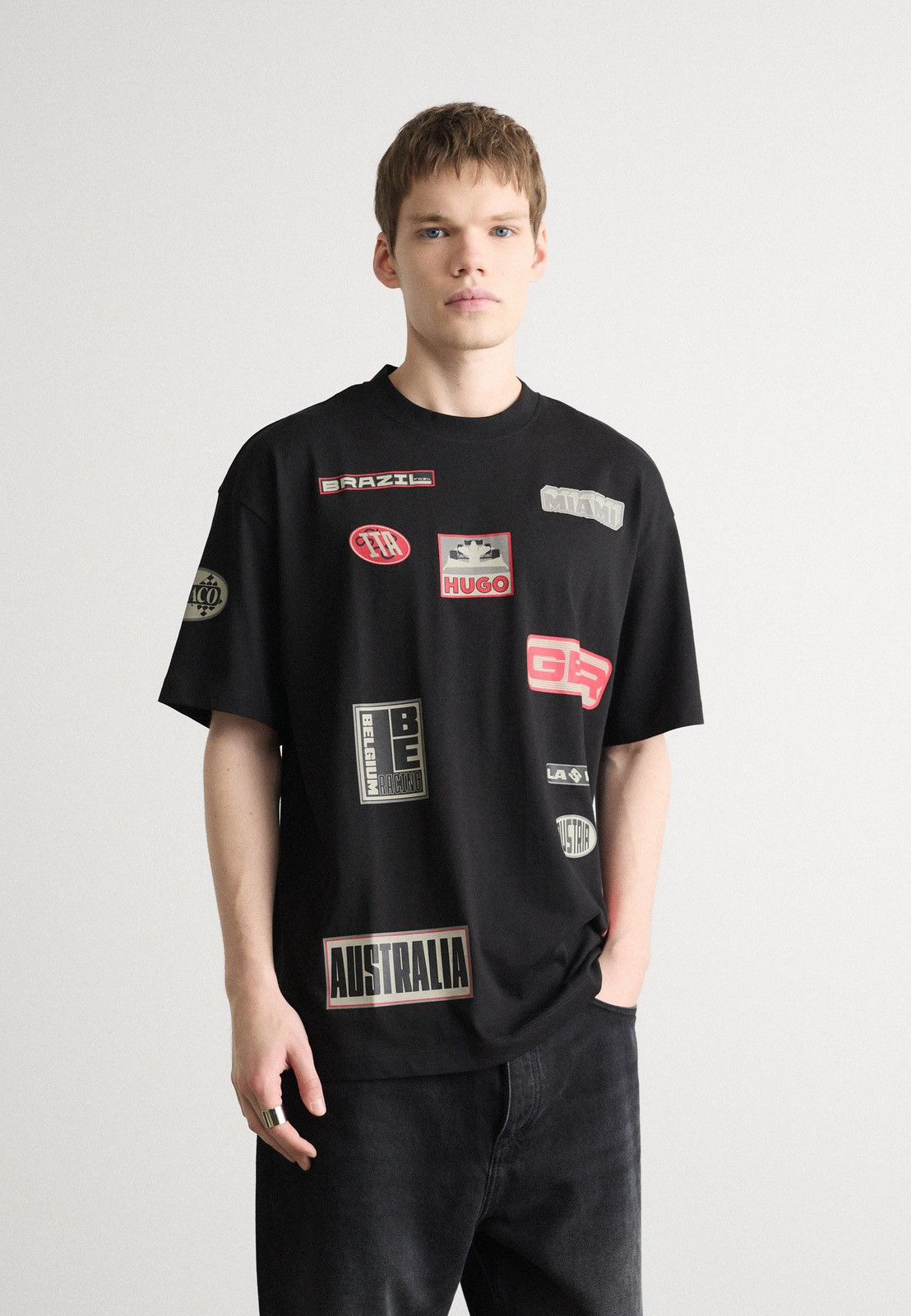 Hugo HUGO x Red Bull Racing Graphic Logo T-Shirt Black Size L NWT Size US L / EU 52-54 / 3 - 2 Thumbnail