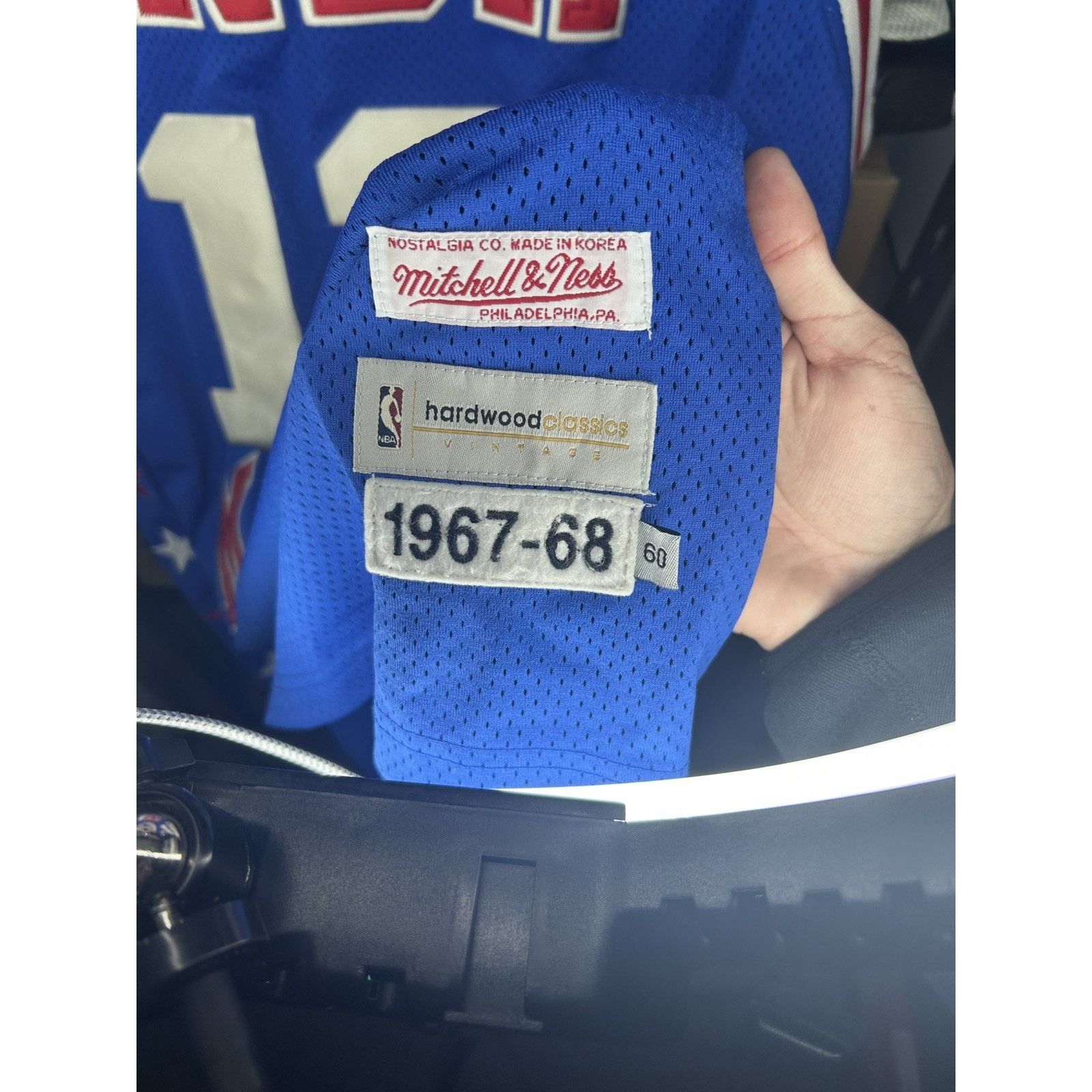 Mitchell & Ness CHAMBERLAIN #13 1967 NBA MVP Jersey-Mitchell & Ness: Size 60 Size US XXL / EU 58 / 5 - 4 Thumbnail