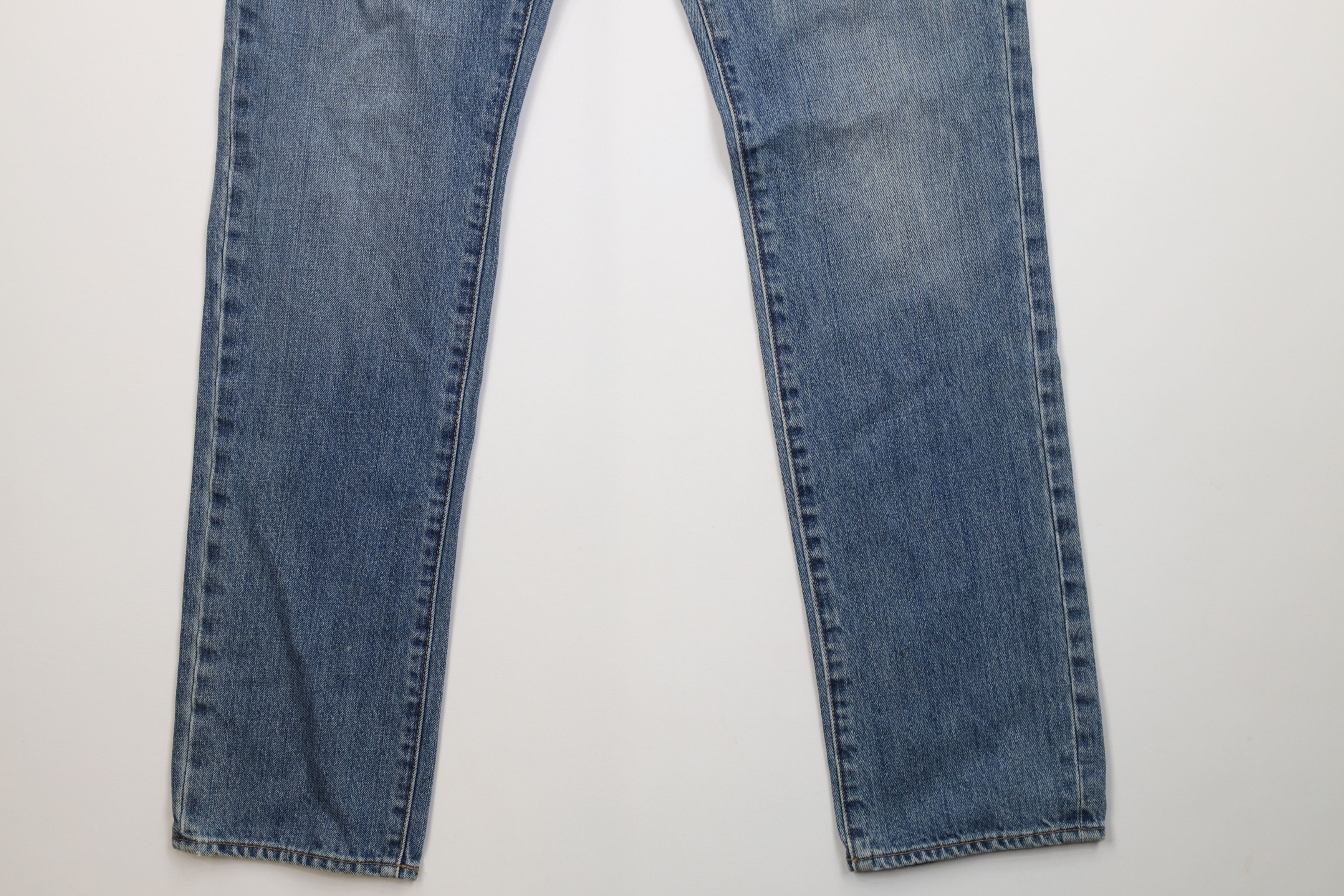 J.Crew J Crew Faded Skinny Leg The Driggs Denim Jeans Blue Cotton Size US 32 / EU 48 - 4 Thumbnail