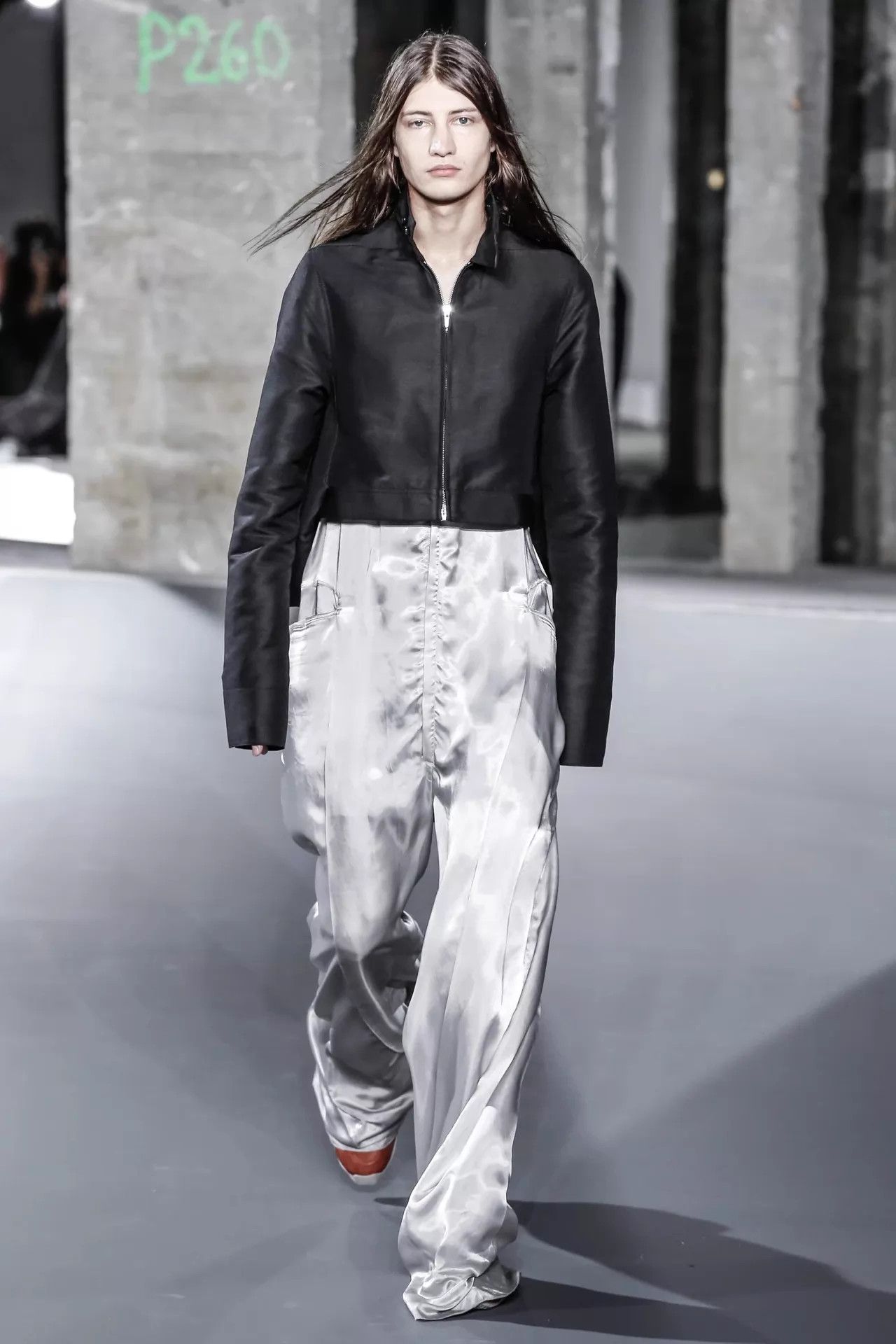 Rick Owens Rick Owens 17ss Stand Collar Admin Jacket 50 (Oversized) Size US M / EU 48-50 / 2 - 9 Thumbnail