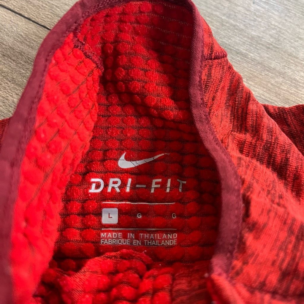 Nike Nike Red Athletic Quarterzip Pullover Men Large Size US L / EU 52-54 / 3 - 3 Thumbnail