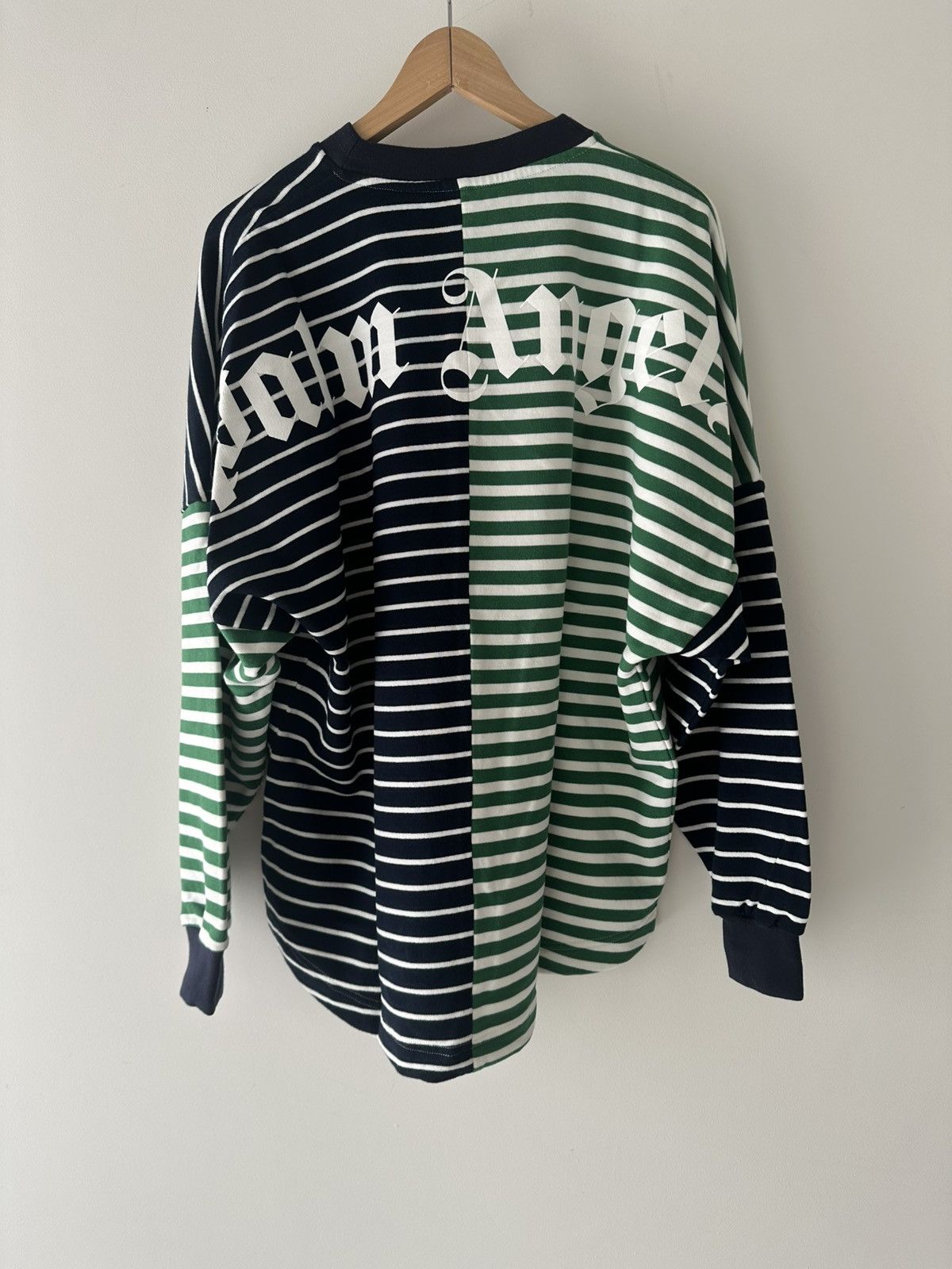 Palm Angels Palm Angels Striped Long Sleeve Tee – Green/Navy – Size M Size US M / EU 48-50 / 2 - 2 Thumbnail