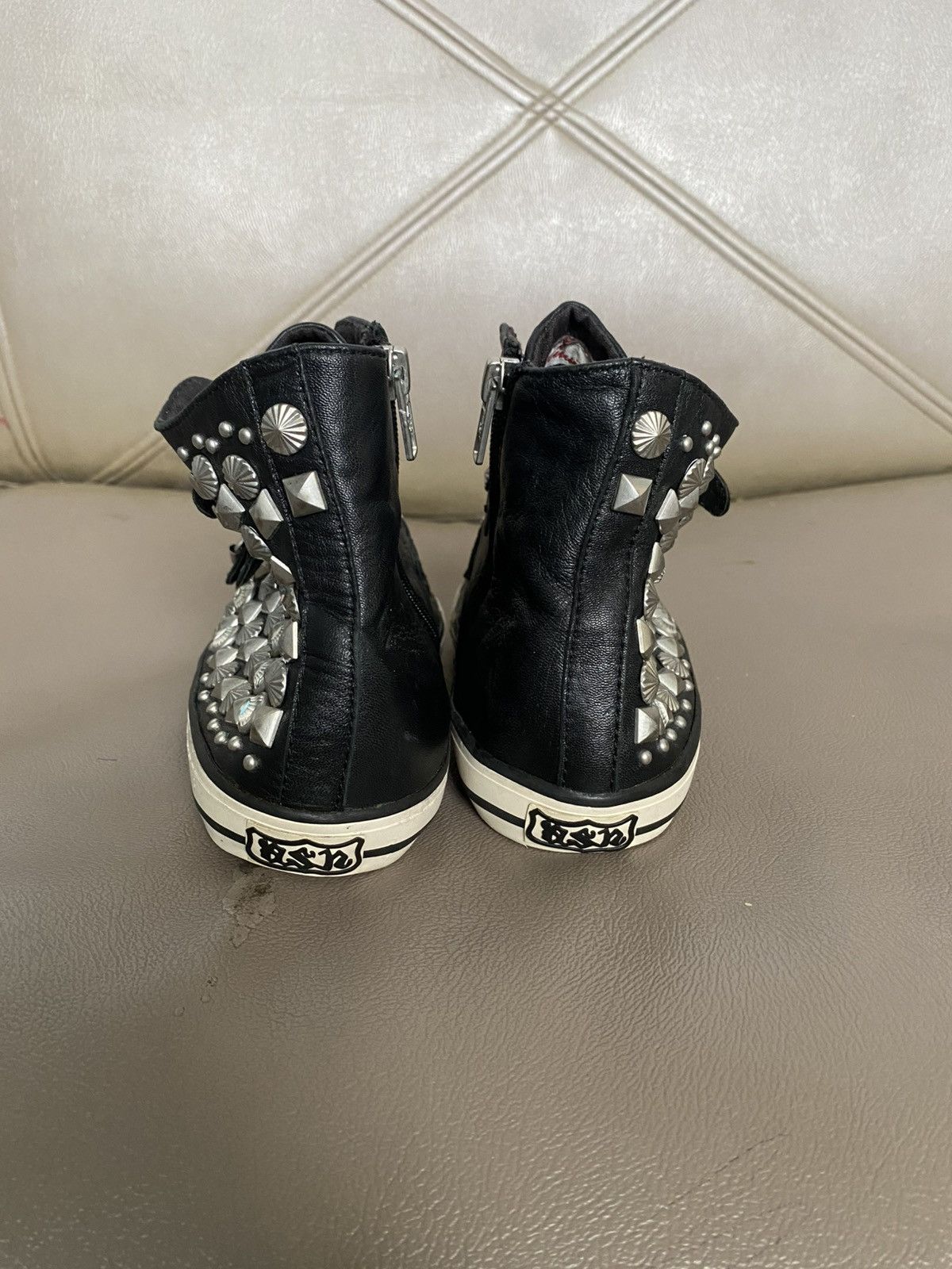 If Six Was Nine ASH Studded leather high top sneakers Size US 7 / IT 37 - 4 Thumbnail