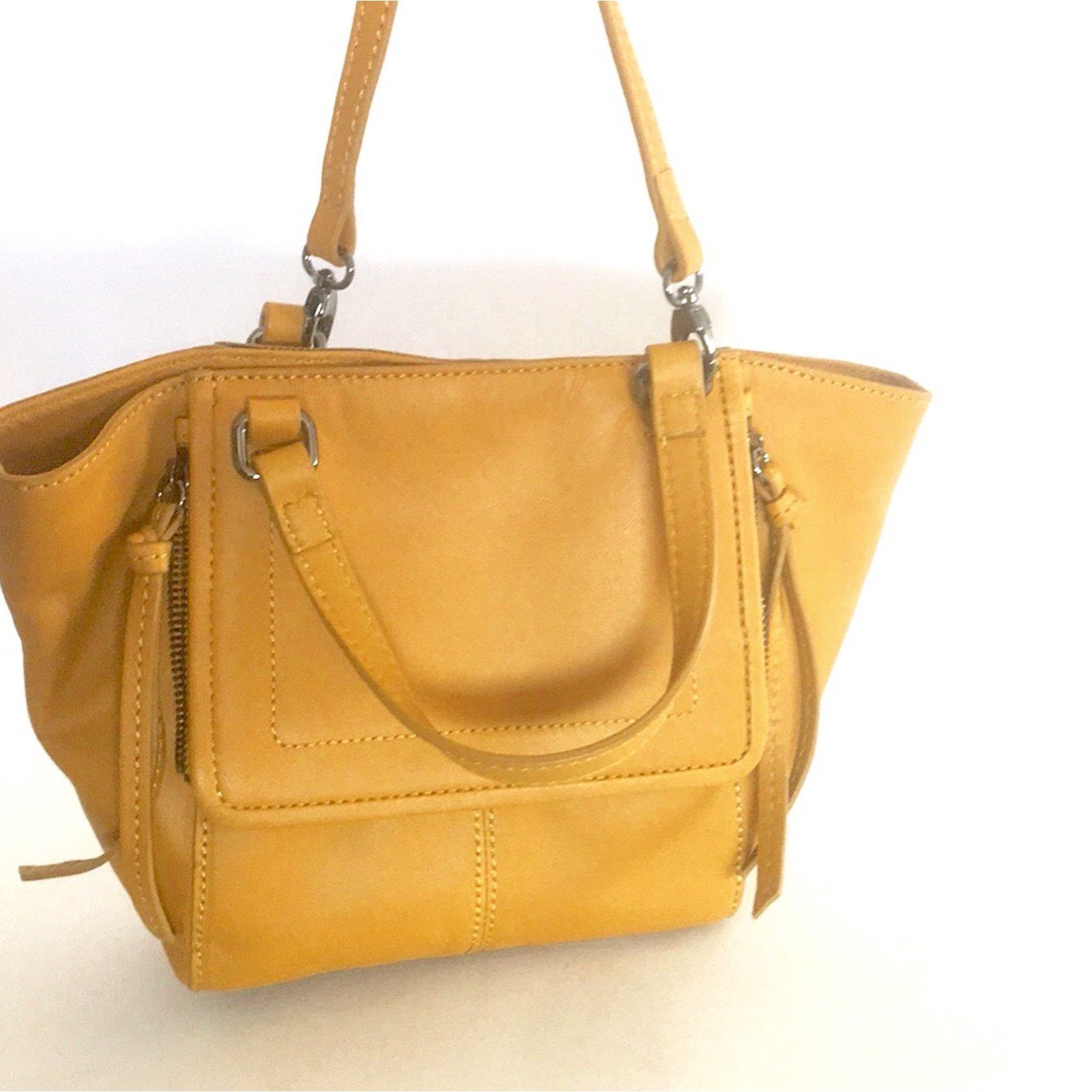 Other Kooba Orian Mini Flap Crossbody Small Leather Tote Yellow Size ONE SIZE - 5 Thumbnail