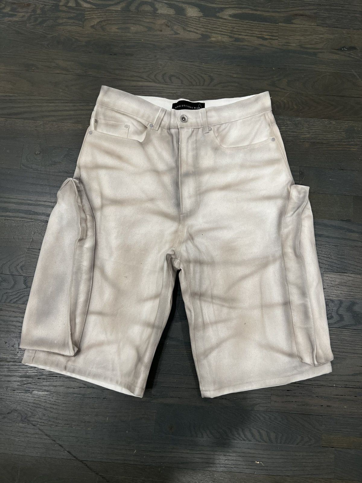 Who Decides War Stain glass cargo pocket shorts Size US 30 / EU 46 - 1 Thumbnail