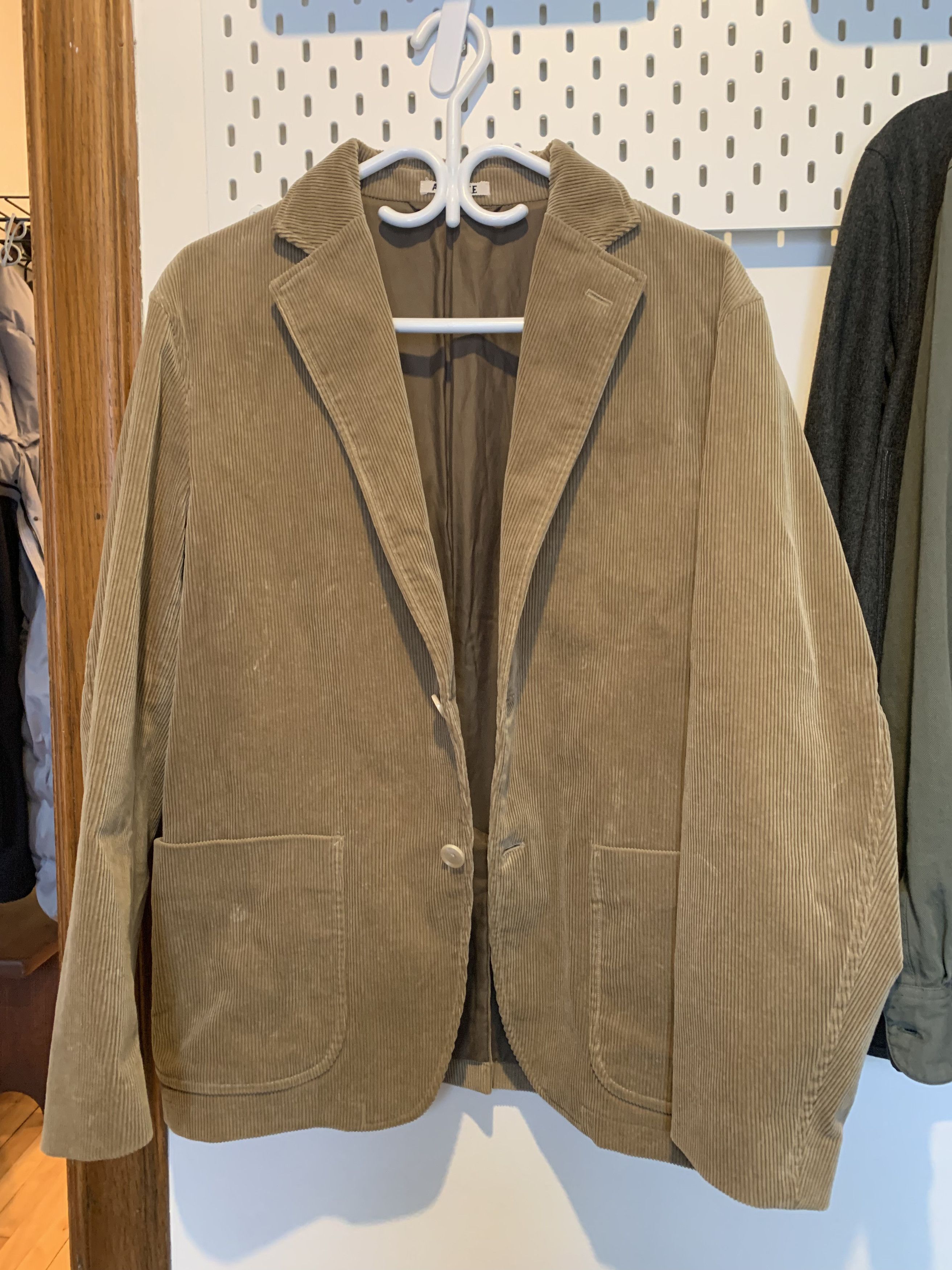 Auralee 18AW washed corduroy jacket | Grailed