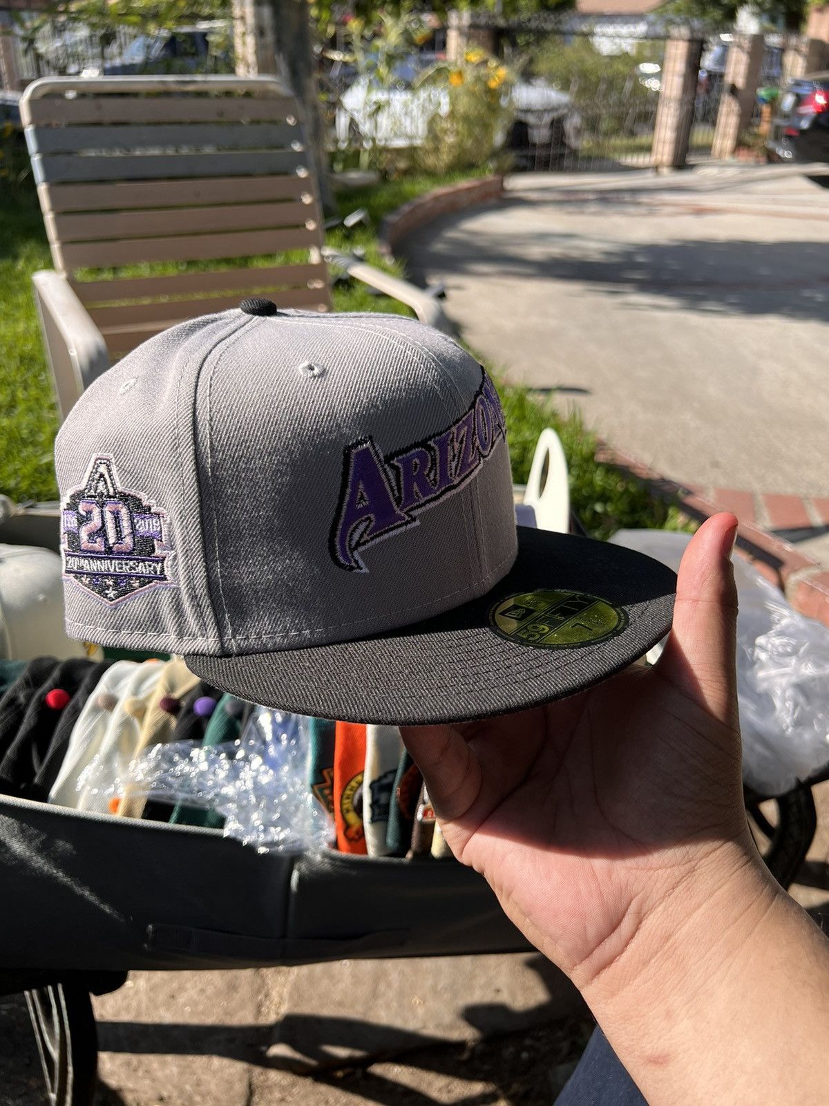 New Era Arizona Diamondbacks Fuji Script 7 5/8 REROCK Size ONE SIZE - 1 Thumbnail