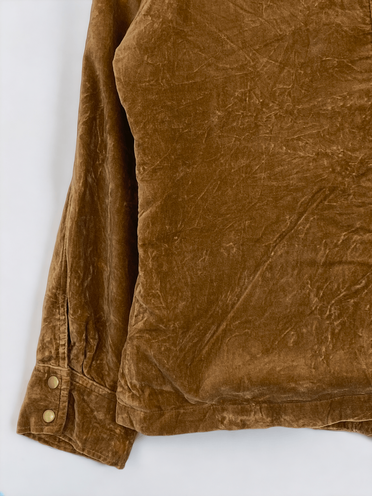 If Six Was Nine Vintage Avarice Full Zipper Velvet Brown Jacket JA0046 Size L / US 10 / IT 46 - 13 Thumbnail