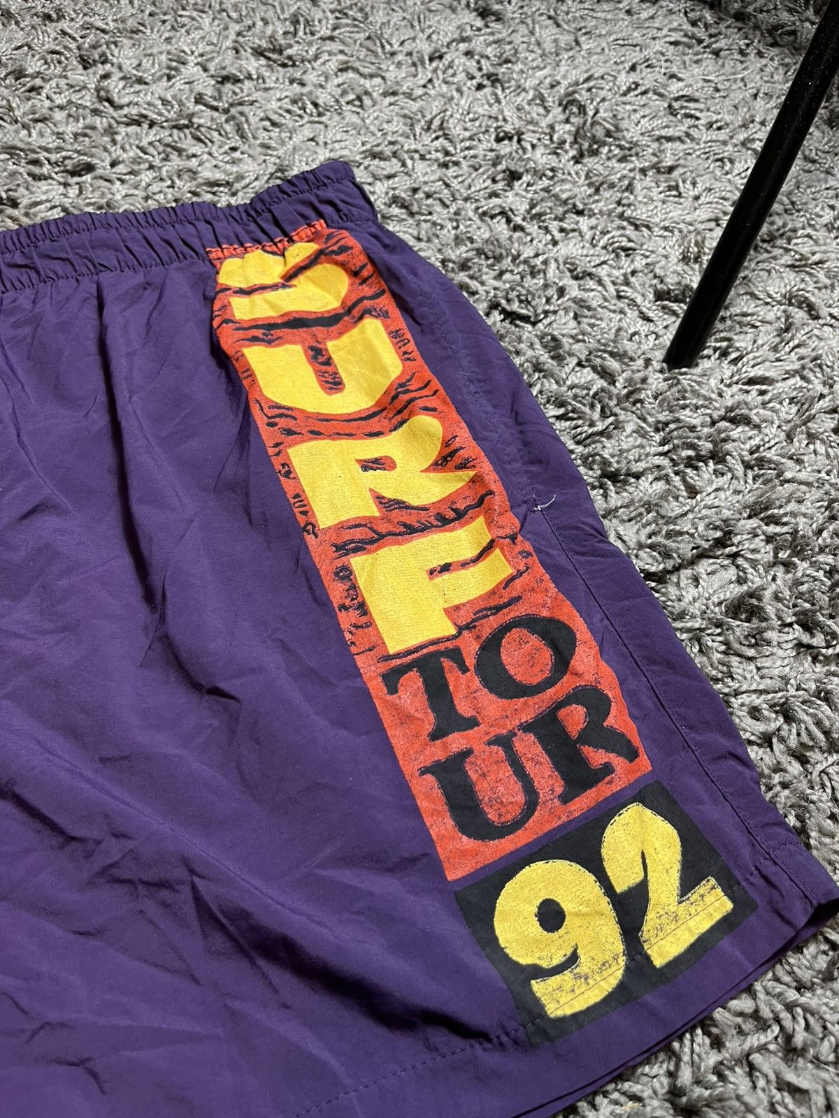 Vintage VINTAGE SURF RARE IGUANA RORD TEXTILE FIBRE TOUR 1992 SHORTS Size US 31 - 2 Thumbnail