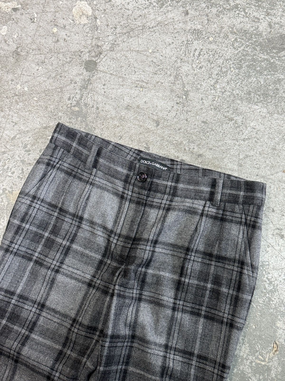 Dolce & Gabbana Dolce&Gabbana Women Wool Bootcut Pants Size 29" - 2 Thumbnail