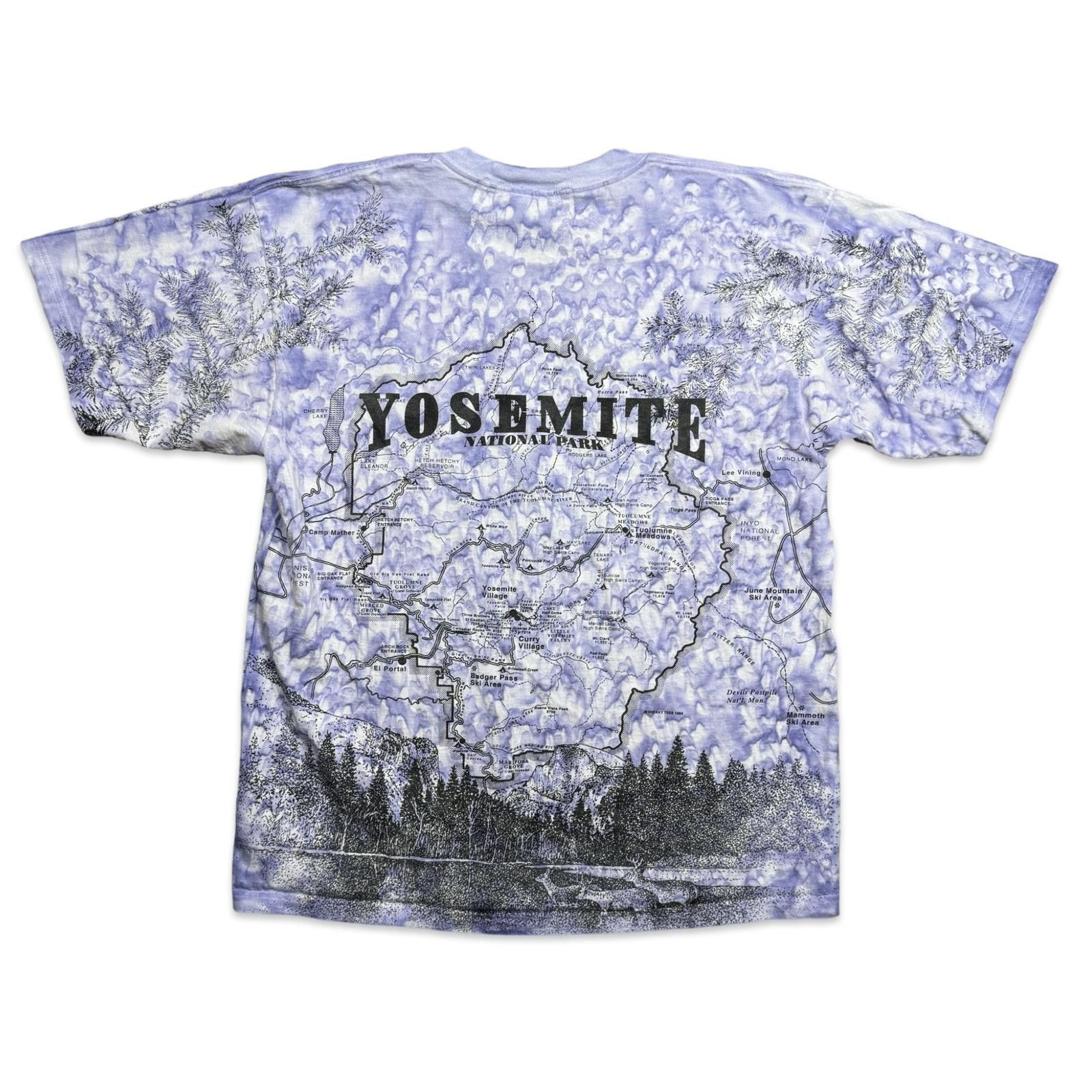 Designer Vintage Yosemite National Park All Over Print Ice-Dye Tee Size US XL / EU 56 / 4 - 2 Thumbnail