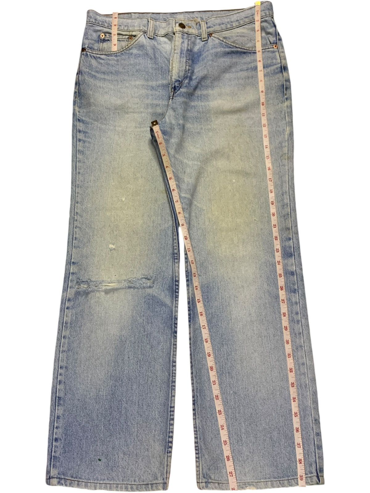 Levi's Vintage Levis Faded Mud Wash Distressed Baggy Jeans Size US 34 / EU 50 - 12 Thumbnail