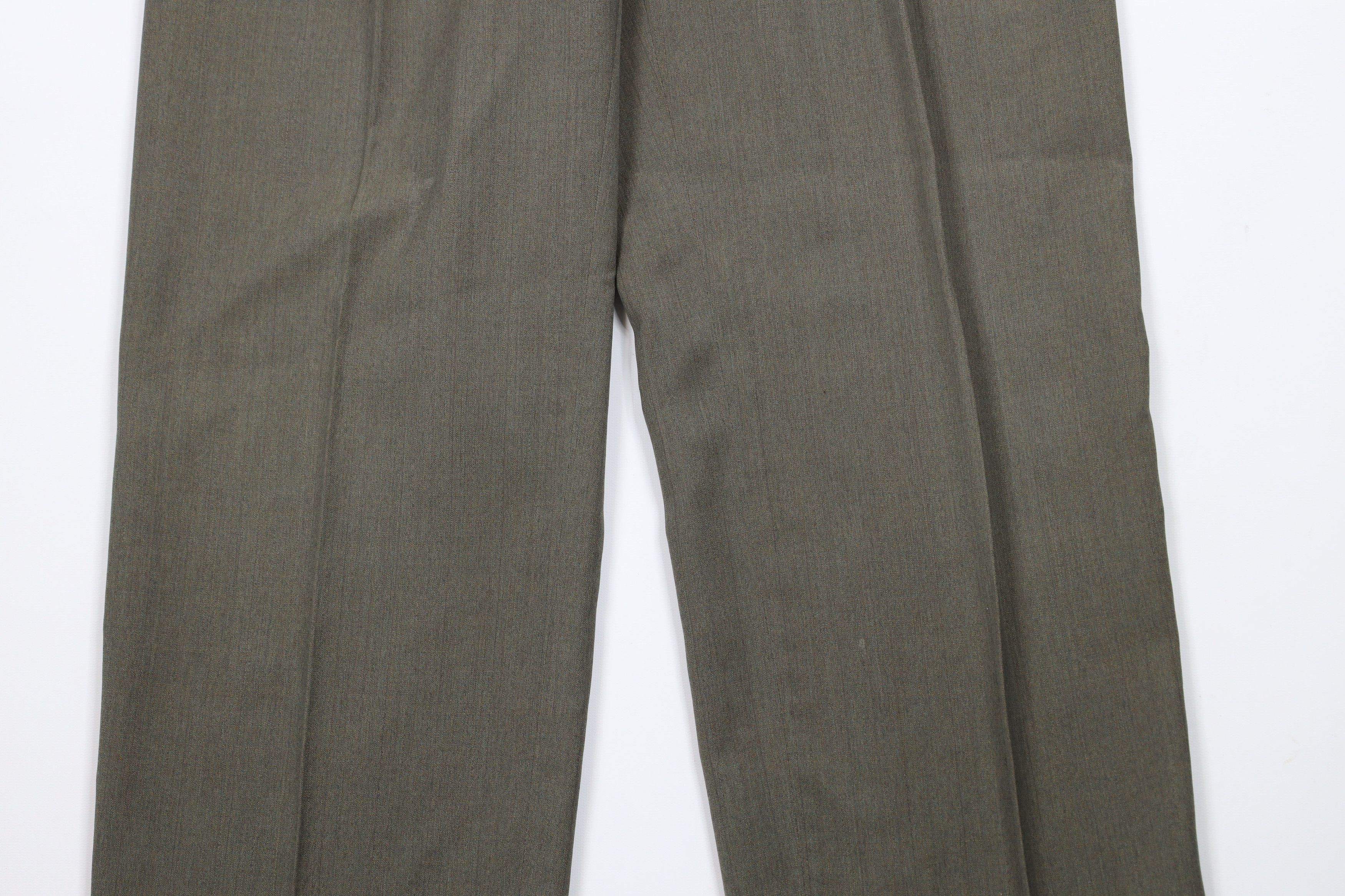Vintage Vintage 90s Streetwear Pleated Cuffed Wide Leg Chino Pants Size US 32 / EU 48 - 3 Thumbnail