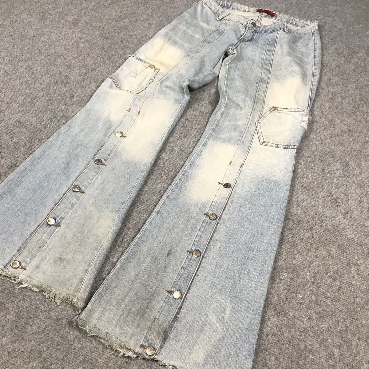 Japanese Brand FLARE DENIM ARGONAUT JAPAN BRAND BOOTCUT PANTS Size 28" / US 6 / IT 42 - 4 Thumbnail