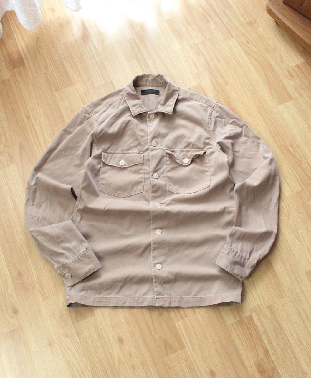 Allsaints 🔥 Allsaints Spotter Long Sleeve Shirt Overshirt Button Up Size US S / EU 44-46 / 1 - 2 Thumbnail
