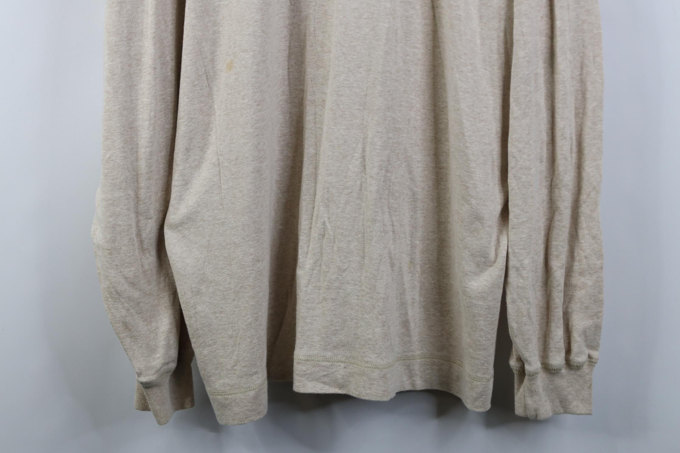 Nautica Vintage 90s Nautica Ribbed Knit Long Sleeve Henley T-Shirt Size US XL / EU 56 / 4 - 3 Thumbnail