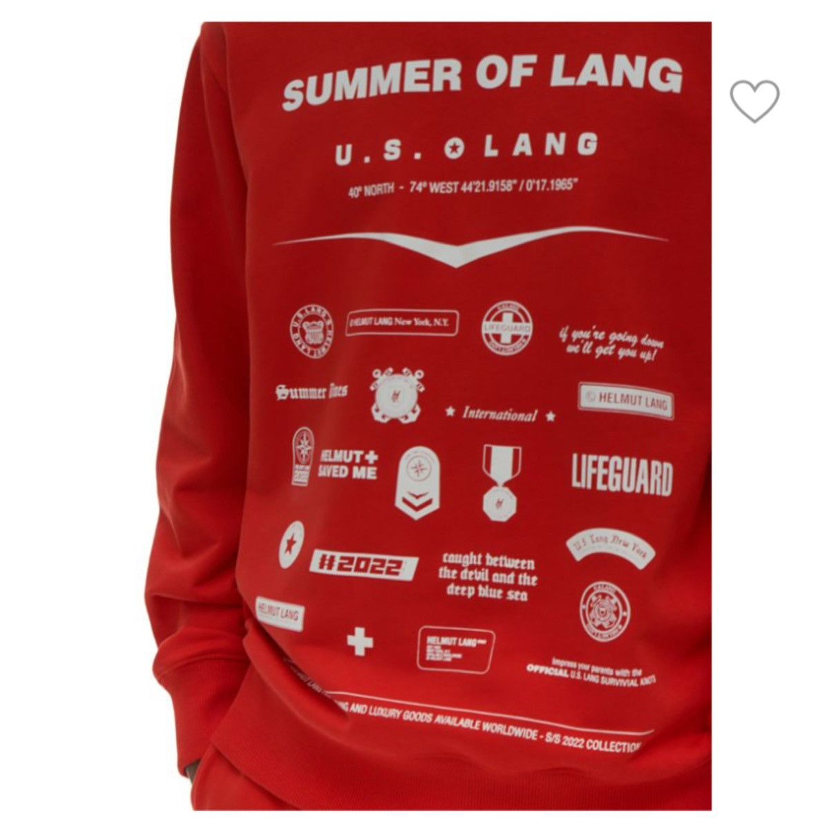 Helmut Lang HELMUT LANG BADGE CREWNECK SWEATSHIRT Size US XS / EU 42 / 0 - 2 Thumbnail