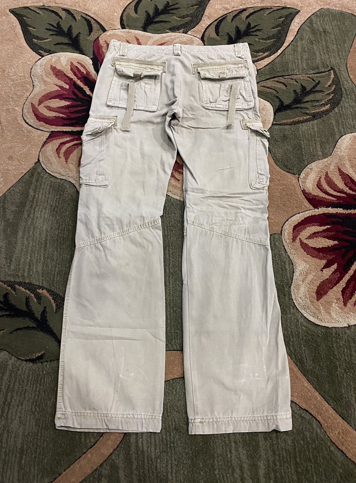 General Research × Japanese Brand MULTI POCKET PARACHUTE BONDAGE FADED CARGO PANTS Size US 34 / EU 50 - 2 Thumbnail
