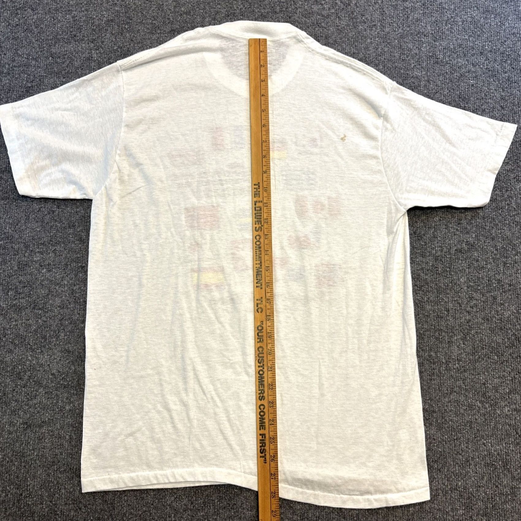 Vintage VINTAGE Ebert Sportswearvisas And Passports T Shirt Men’s XL White Graphic Trace Mens XL White T Shirt Size US XL / EU 56 / 4 - 6 Thumbnail