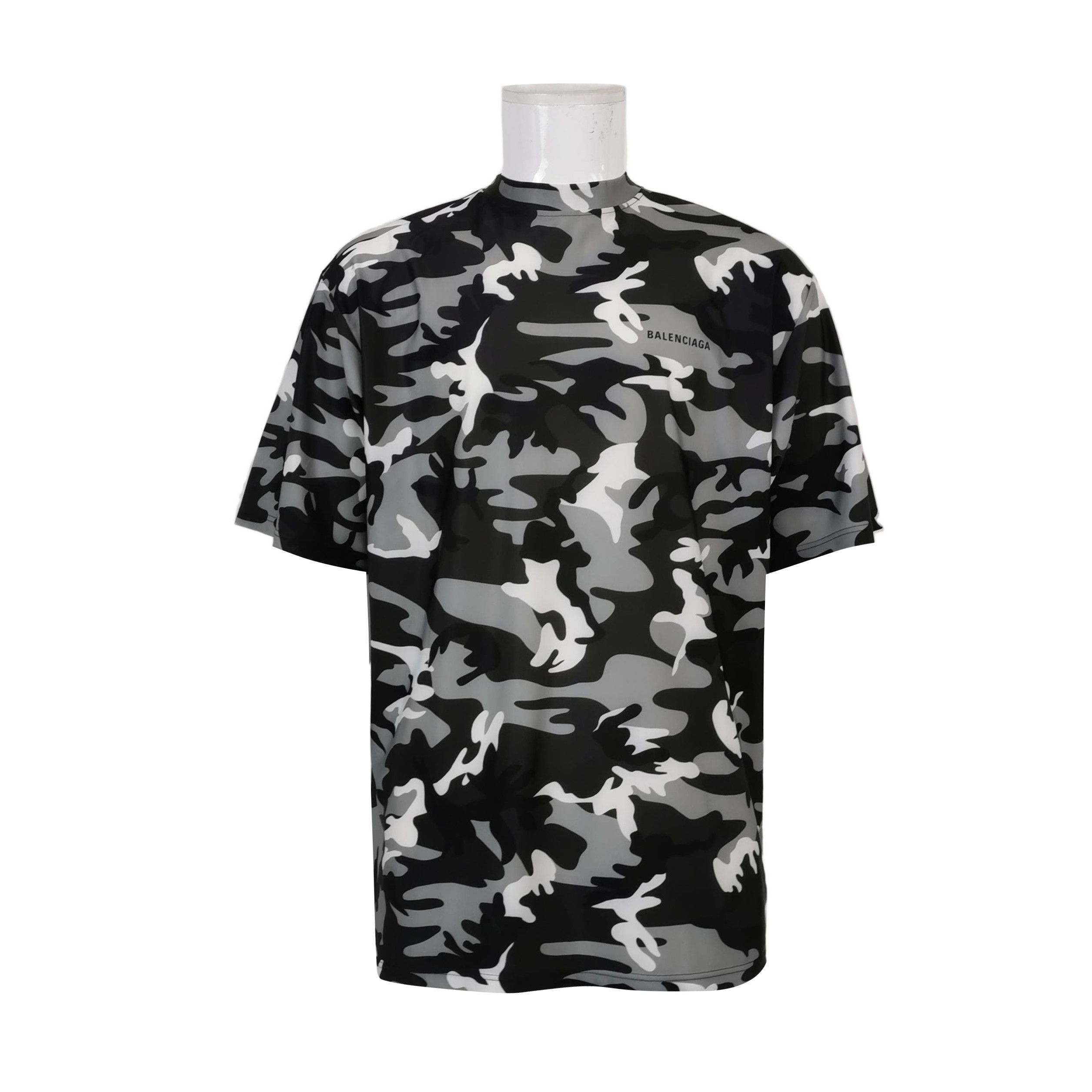 Balenciaga Balenciaga XS Camo Print Crew Neck T-Shirt Size US XS / EU 42 / 0 - 1 Thumbnail