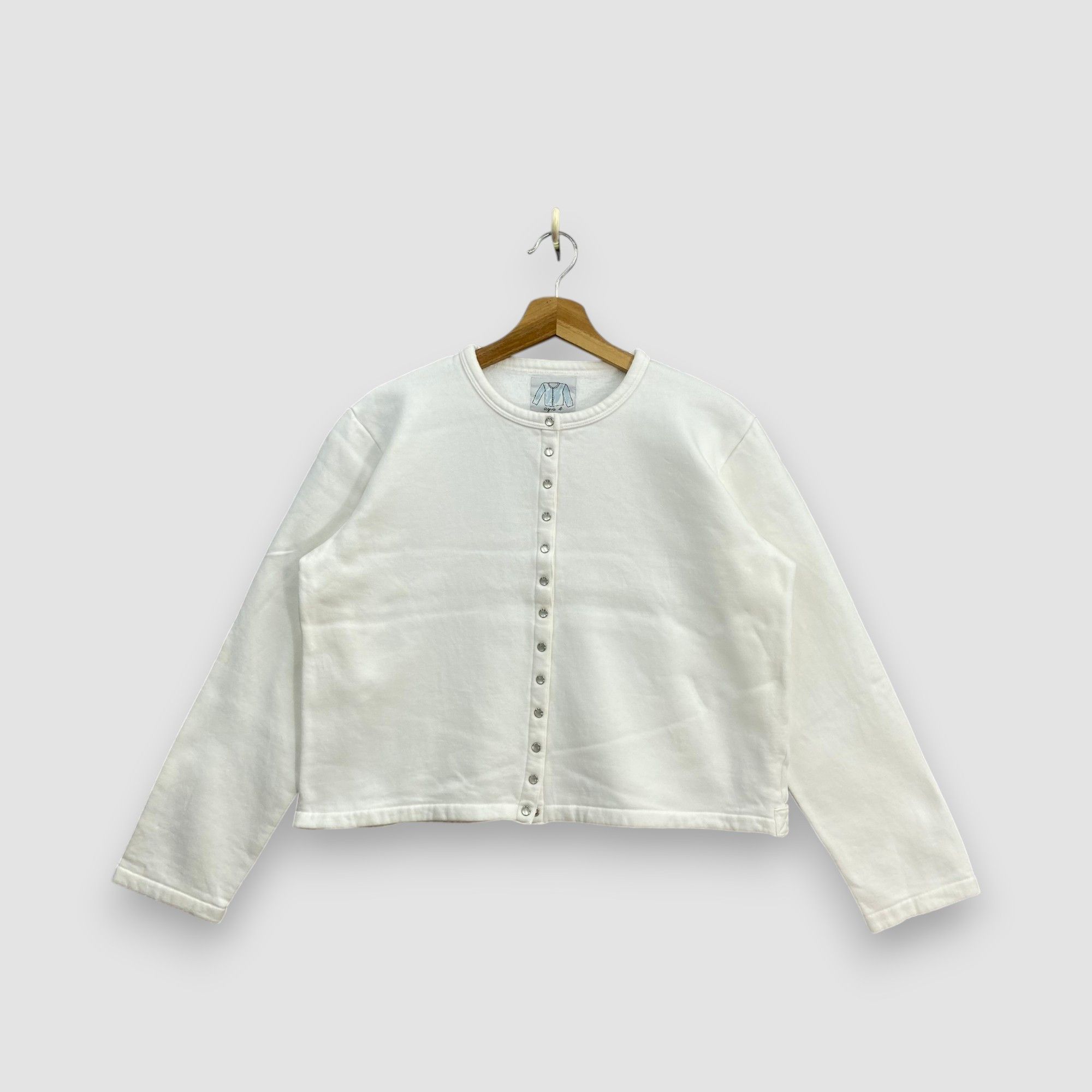 agnes b. Vintage Agnes B Le Classique Pression Snap Cardigan Size M / US 6-8 / IT 42-44 - 1 Thumbnail