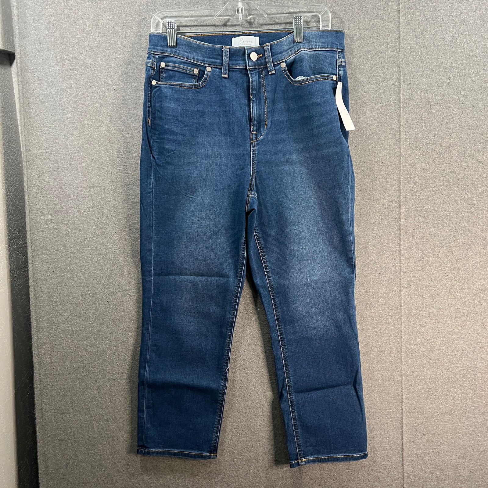 Other Encore by Idina Menzel Regular High Waisted Crop Jeans Size 32" / US 10 / IT 46 - 1 Thumbnail