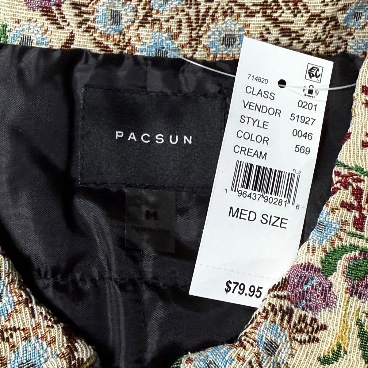 Pacsun PacSun Floral Tapestry Jacket Size US M / EU 48-50 / 2 - 2 Thumbnail