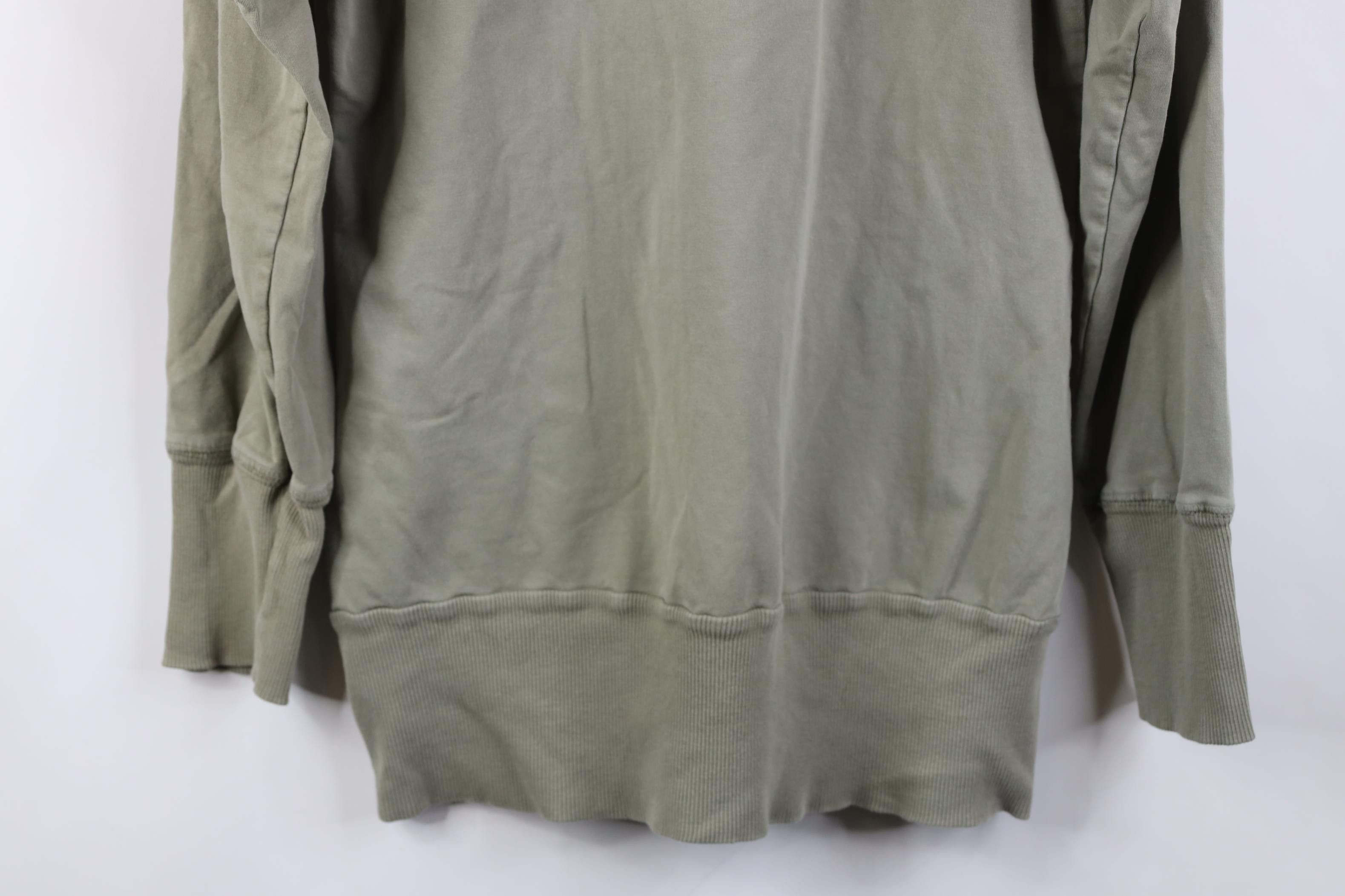 Vintage Vintage 90s Satori French Terry 1/4 Zip Hoodie Green USA Size M / US 6-8 / IT 42-44 - 13 Thumbnail