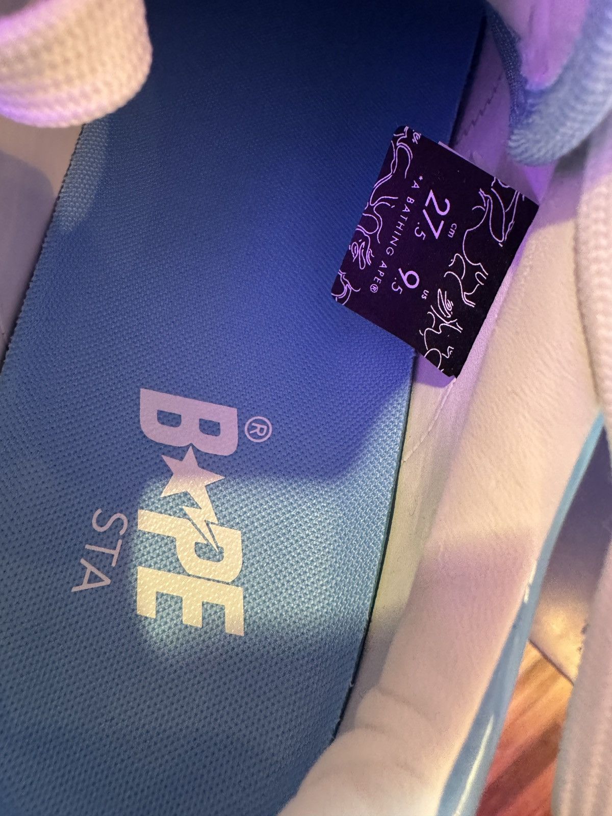 Bape BAPE STA Patent Leather Baby Blue Size US 9.5 / EU 42-43 - 11 Thumbnail