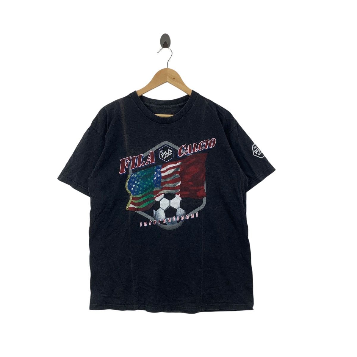 Fila Vintage FILA SOCCER Calcio International Tee Shirt Top Size US M / EU 48-50 / 2 - 1 Thumbnail