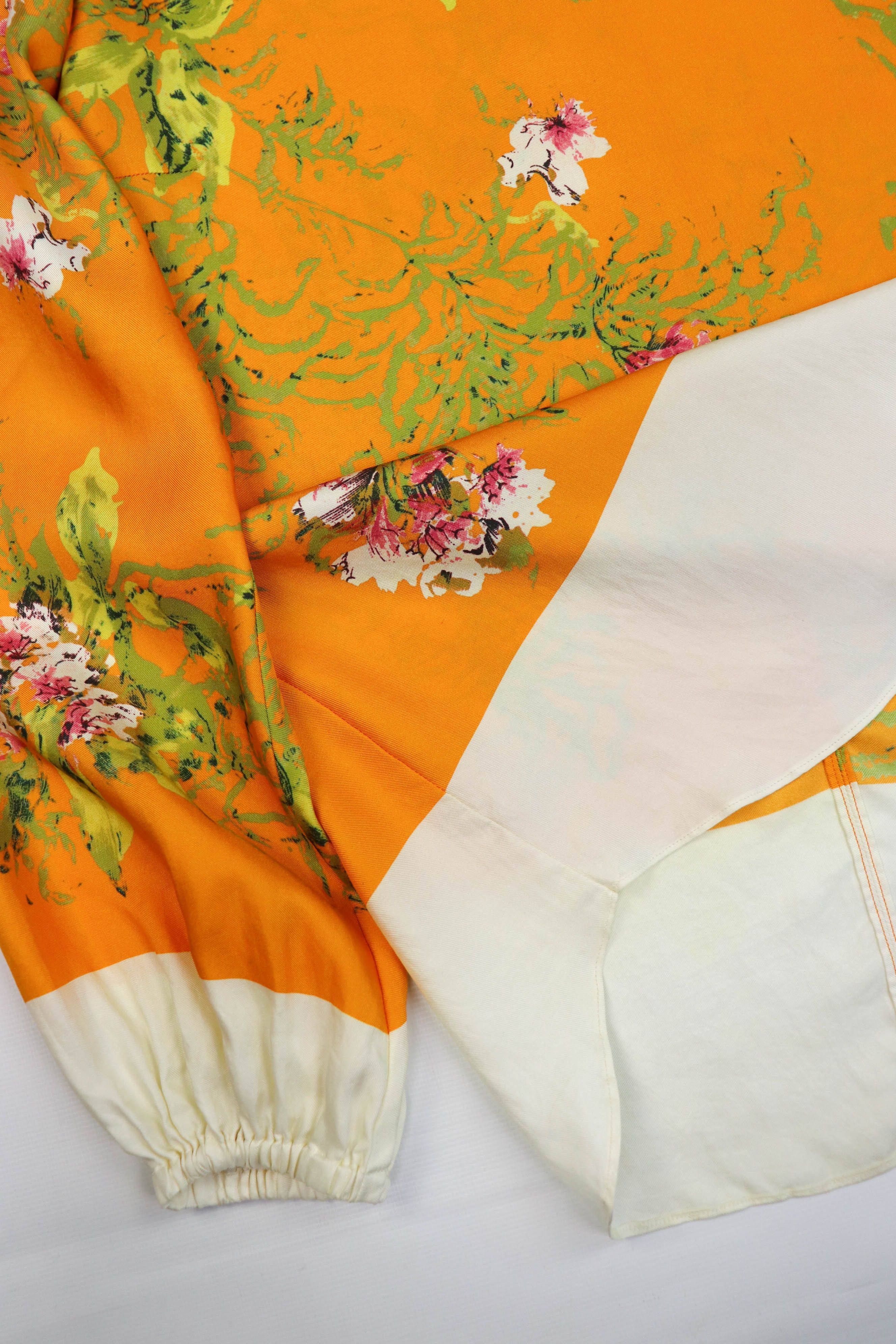 No. 21 No. 21 Yellow Floral Printed Graphics Silk LS Blouse Shirt Size S / US 4 / IT 40 - 7 Thumbnail