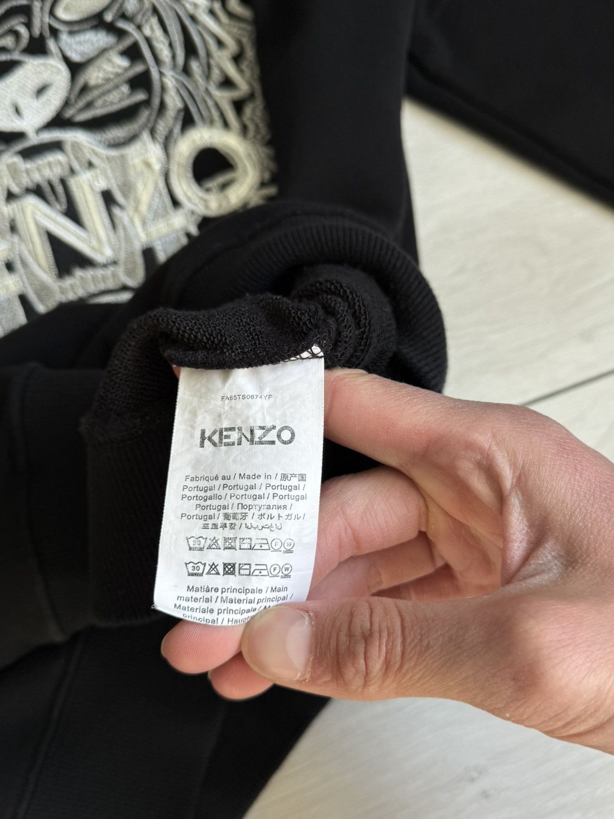 Kenzo Kenzo White Tiger Sweatshirt Size US M / EU 48-50 / 2 - 7 Thumbnail