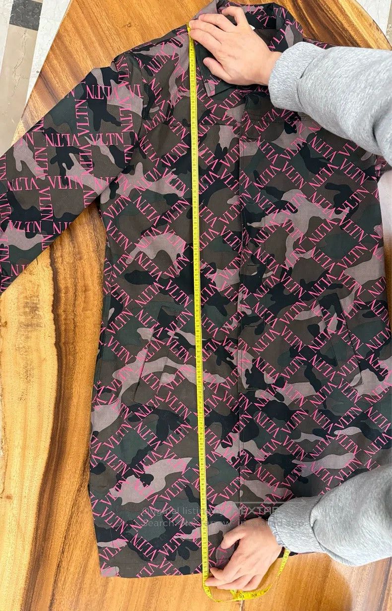 Valentino Valentino Full print of camouflage trench coat Size US XL / EU 56 / 4 - 7 Thumbnail