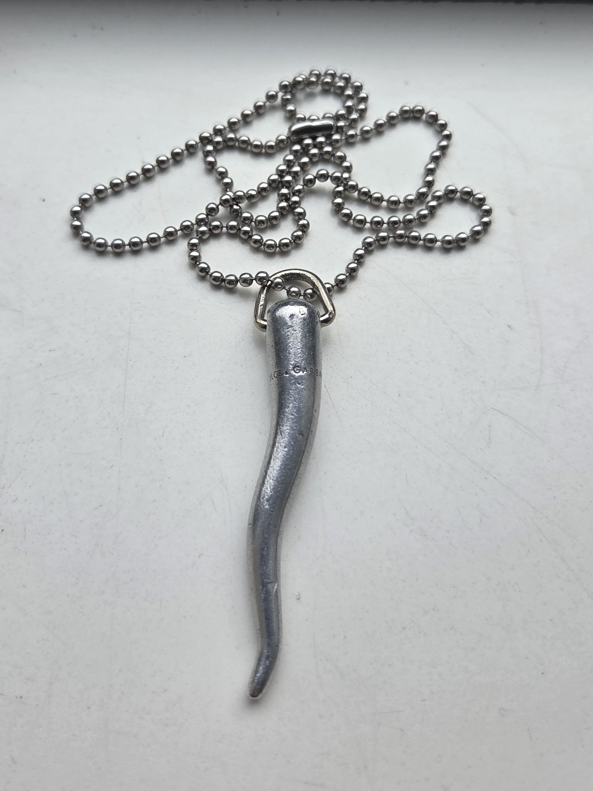 Dolce & Gabbana Dolce & Gabbana Fang cornicello necklace | Grailed