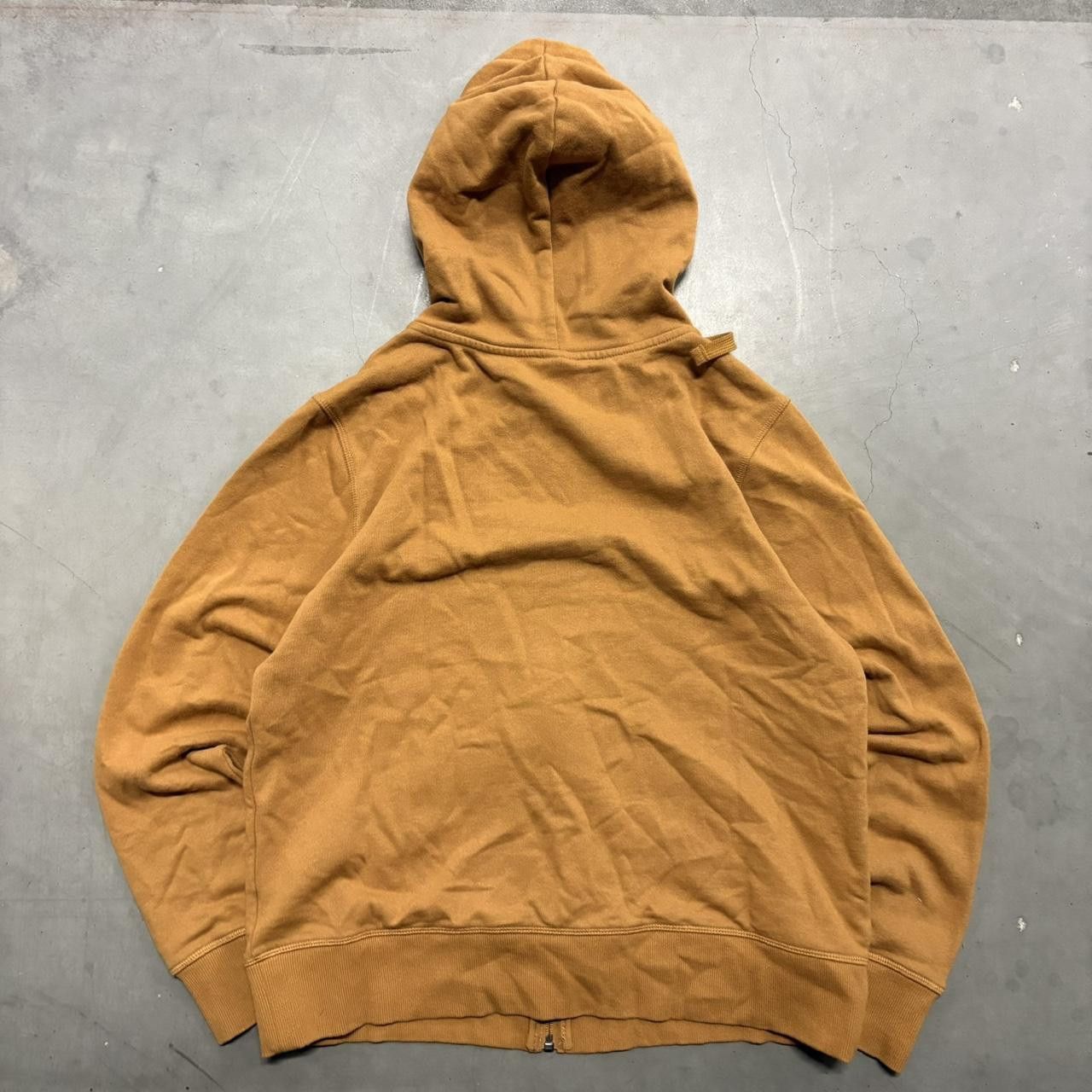 Vintage Crazy Vintage Y2K/2000s Blank Brown Tan Zipup Hoodie! Size US S / EU 44-46 / 1 - 2 Thumbnail