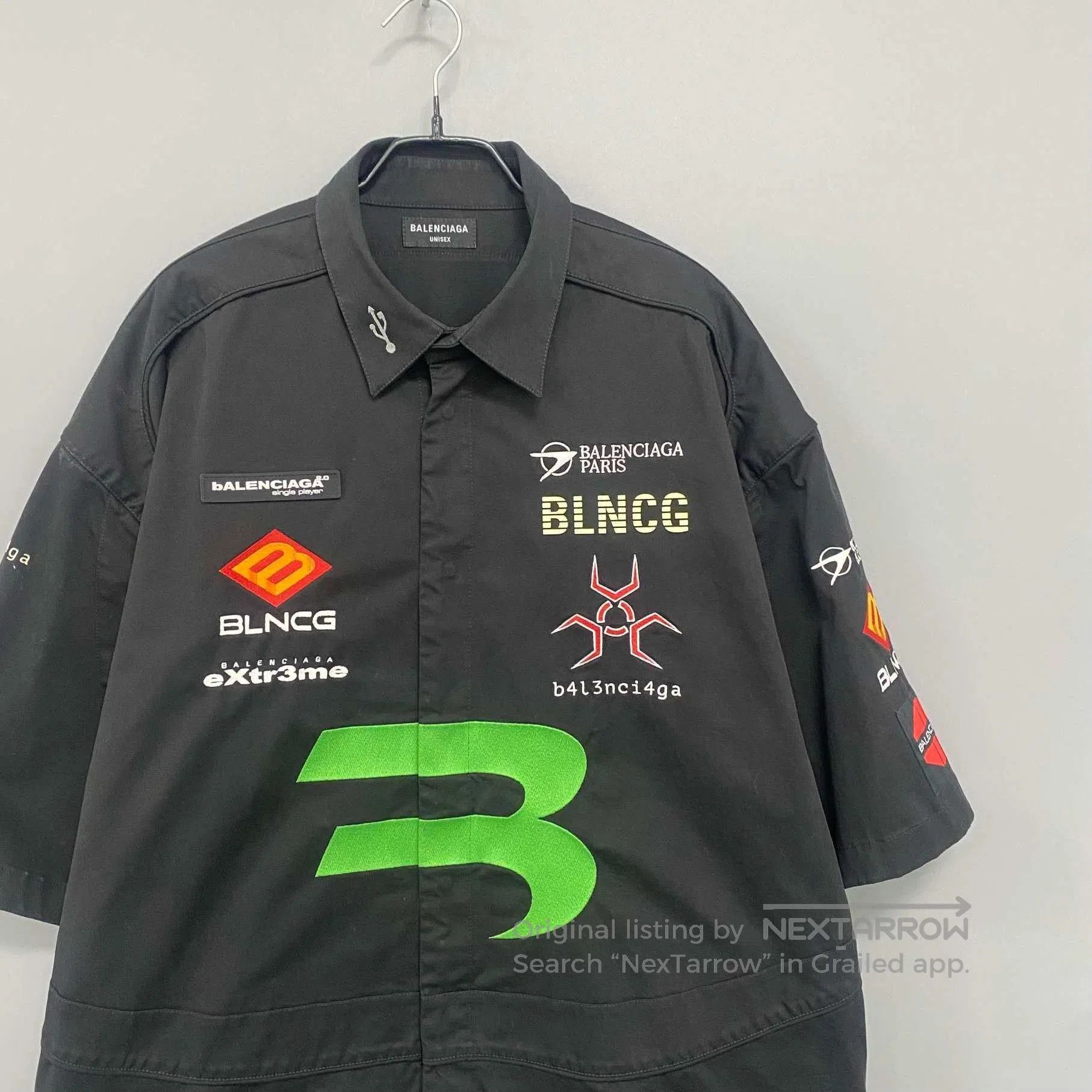 Balenciaga Balenciaga Racing Logo Three. Size US M / EU 48-50 / 2 - 2 Thumbnail