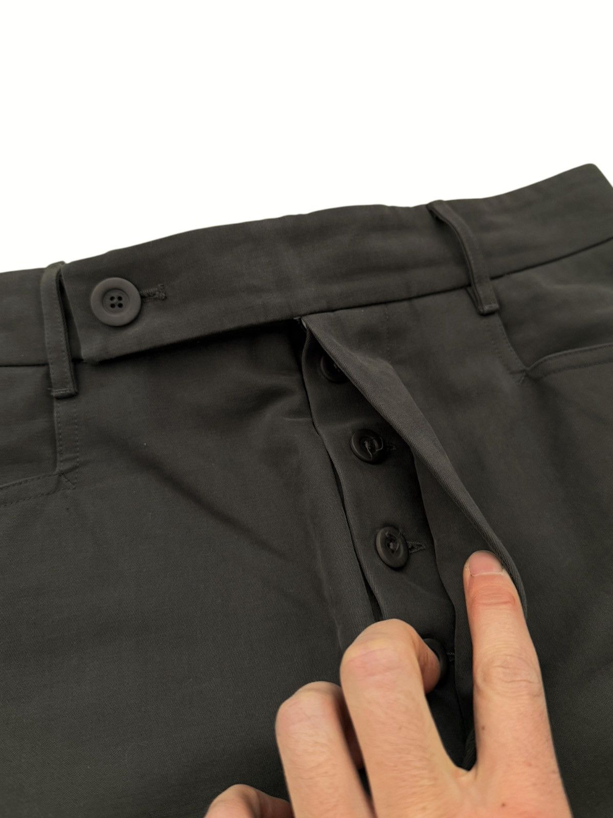 Rick Owens Tailored Cargo Trouser Dark Dust Pants Size US 32 / EU 48 - 6 Thumbnail